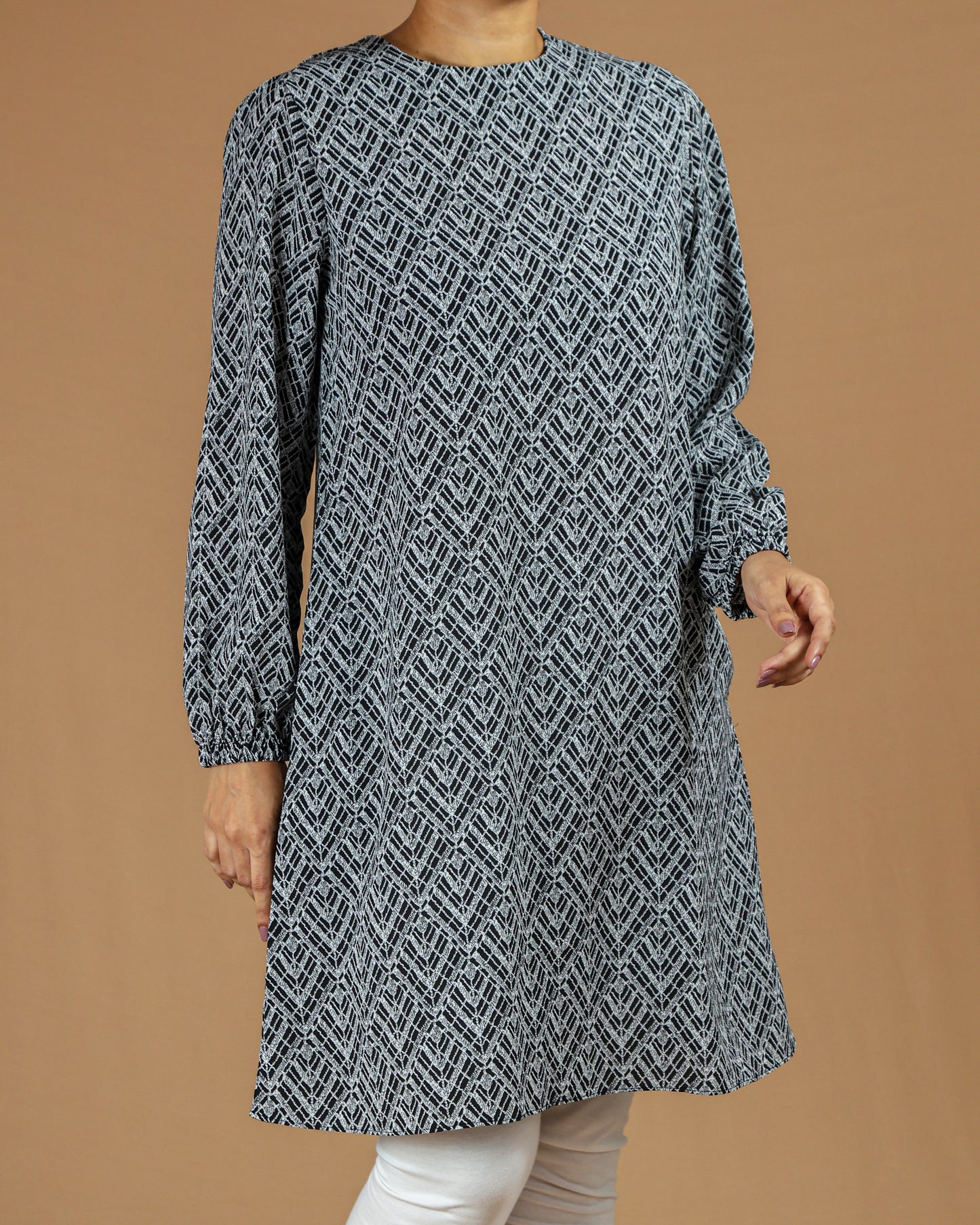 Printed Cotton Kurti – Modest Everyday Elegance