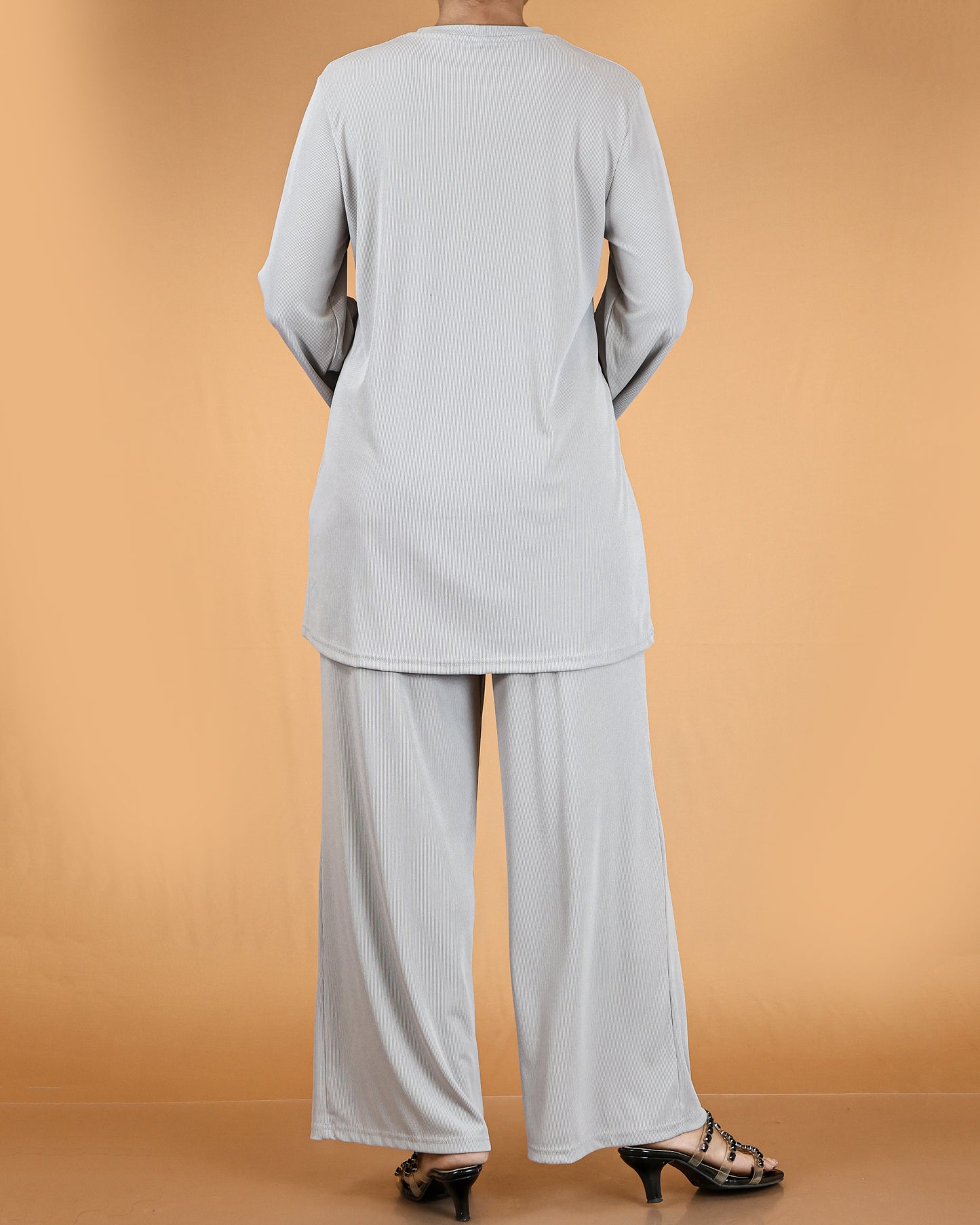 Relaxed Tunic & Wide-Leg Pant Co-ord Set