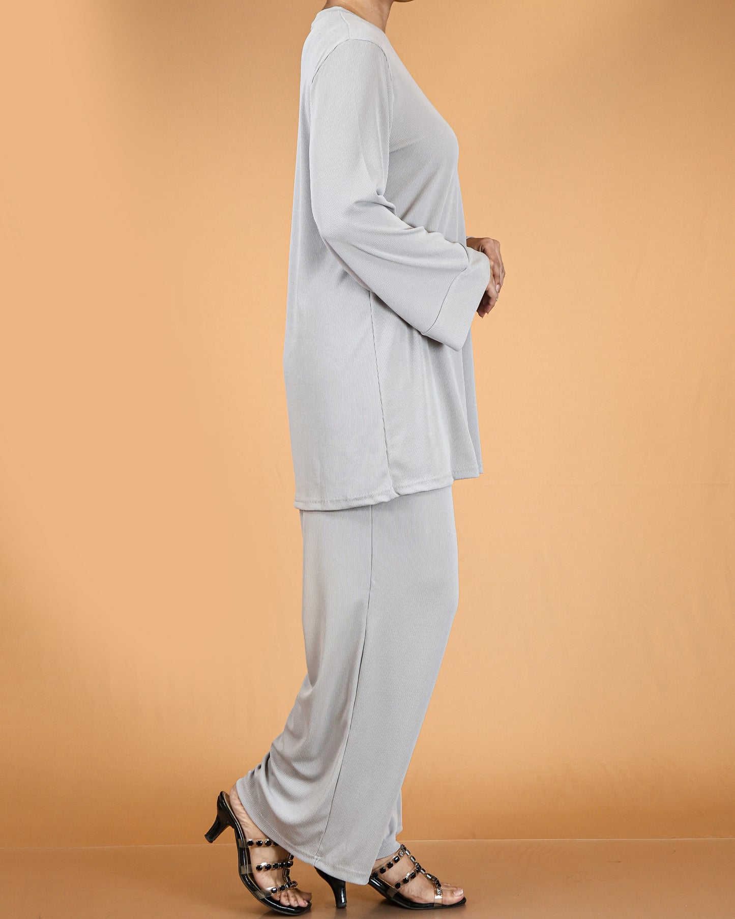 Relaxed Tunic & Wide-Leg Pant Co-ord Set