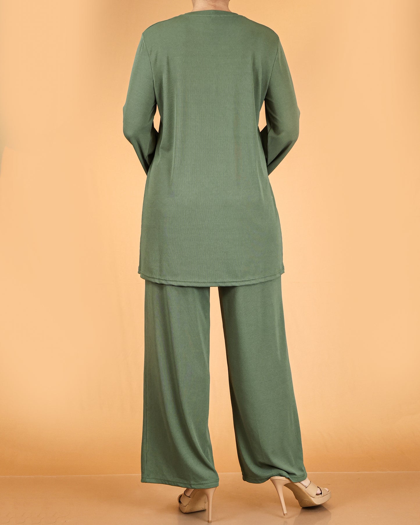 Relaxed Tunic & Wide-Leg Pant Co-ord Set