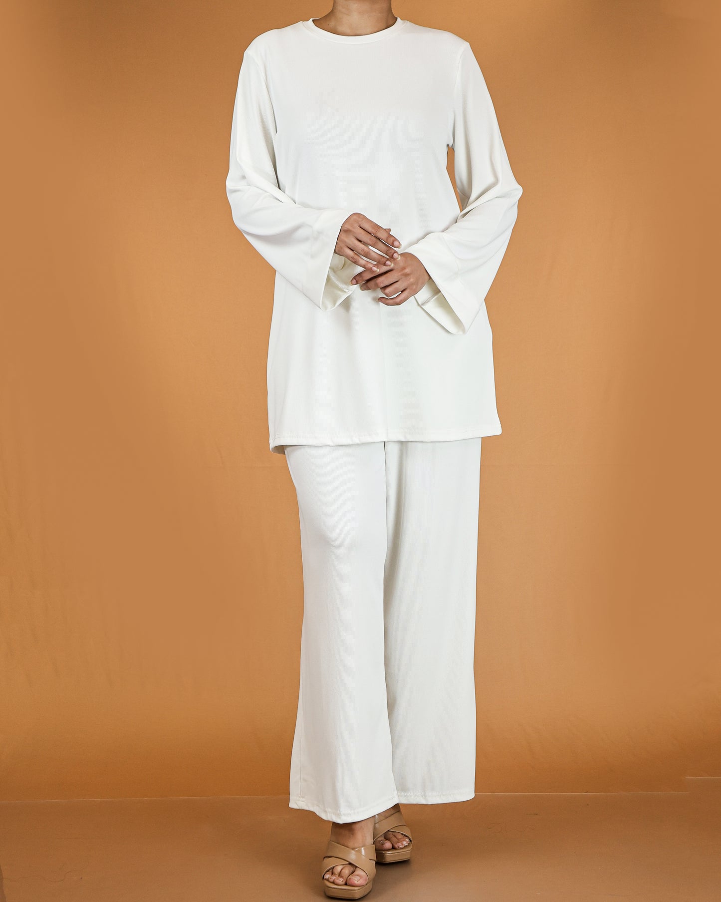 Relaxed Tunic & Wide-Leg Pant Co-ord Set