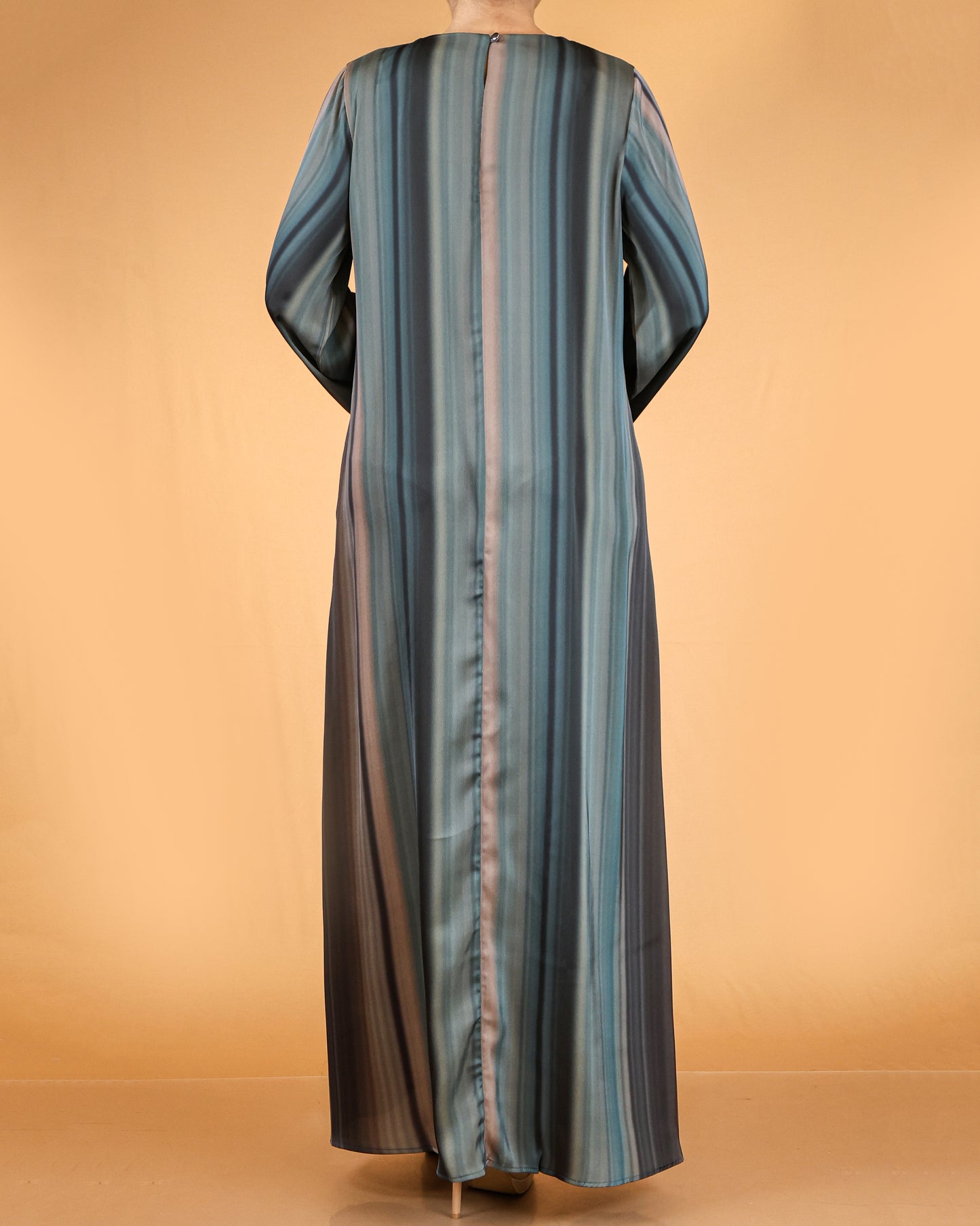 Elegant Striped Flow Maxi Dress