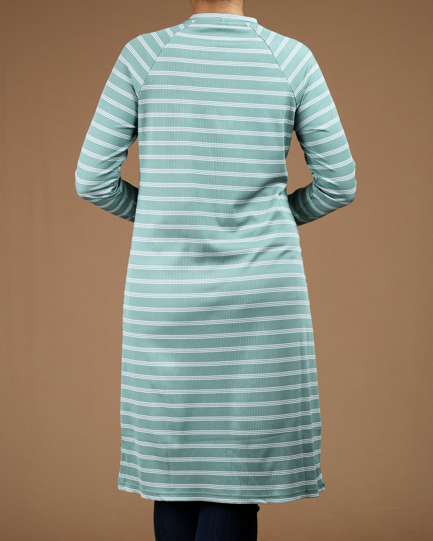 Striped Long Sleeve T-Shirt Tunic