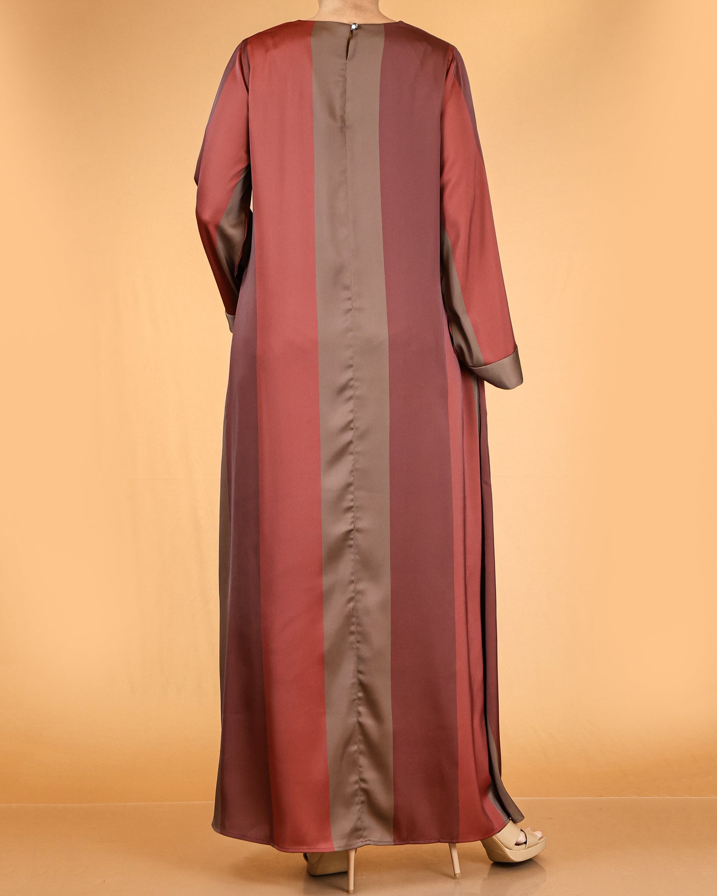 Elegant Striped Flow Maxi Dress