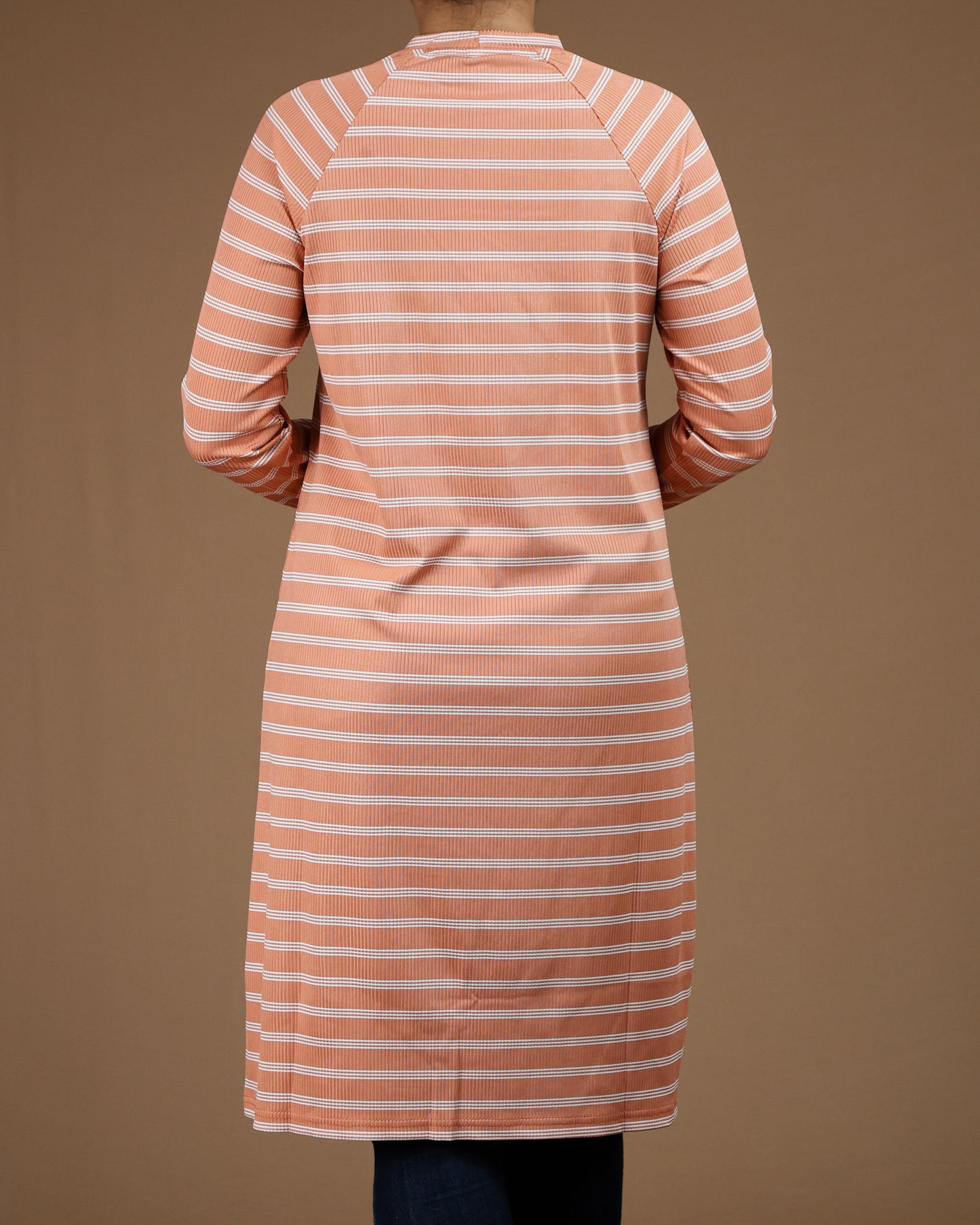 Striped Long Sleeve T-Shirt Tunic