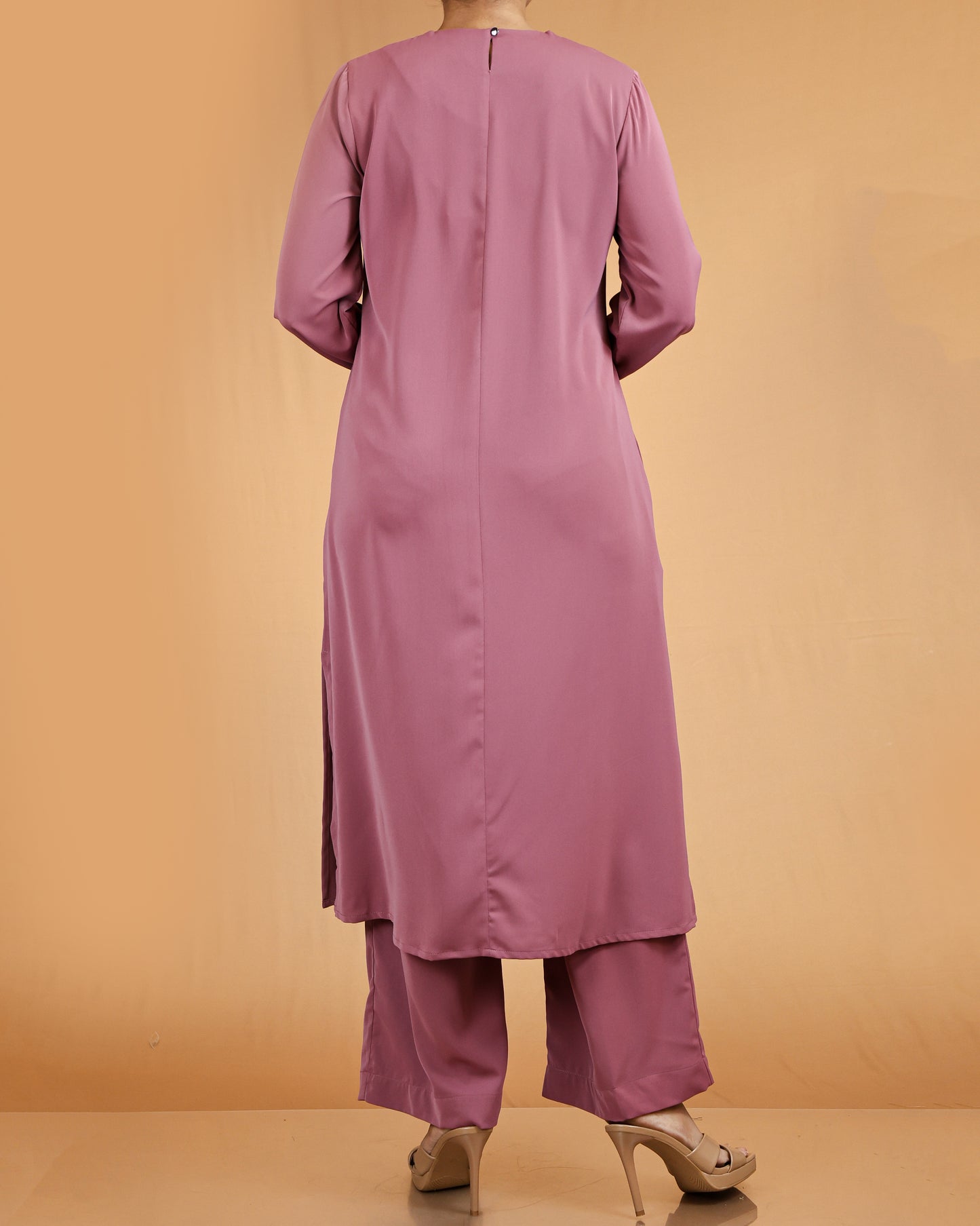 lace Top & Wide-Leg Pant Co-ord Set