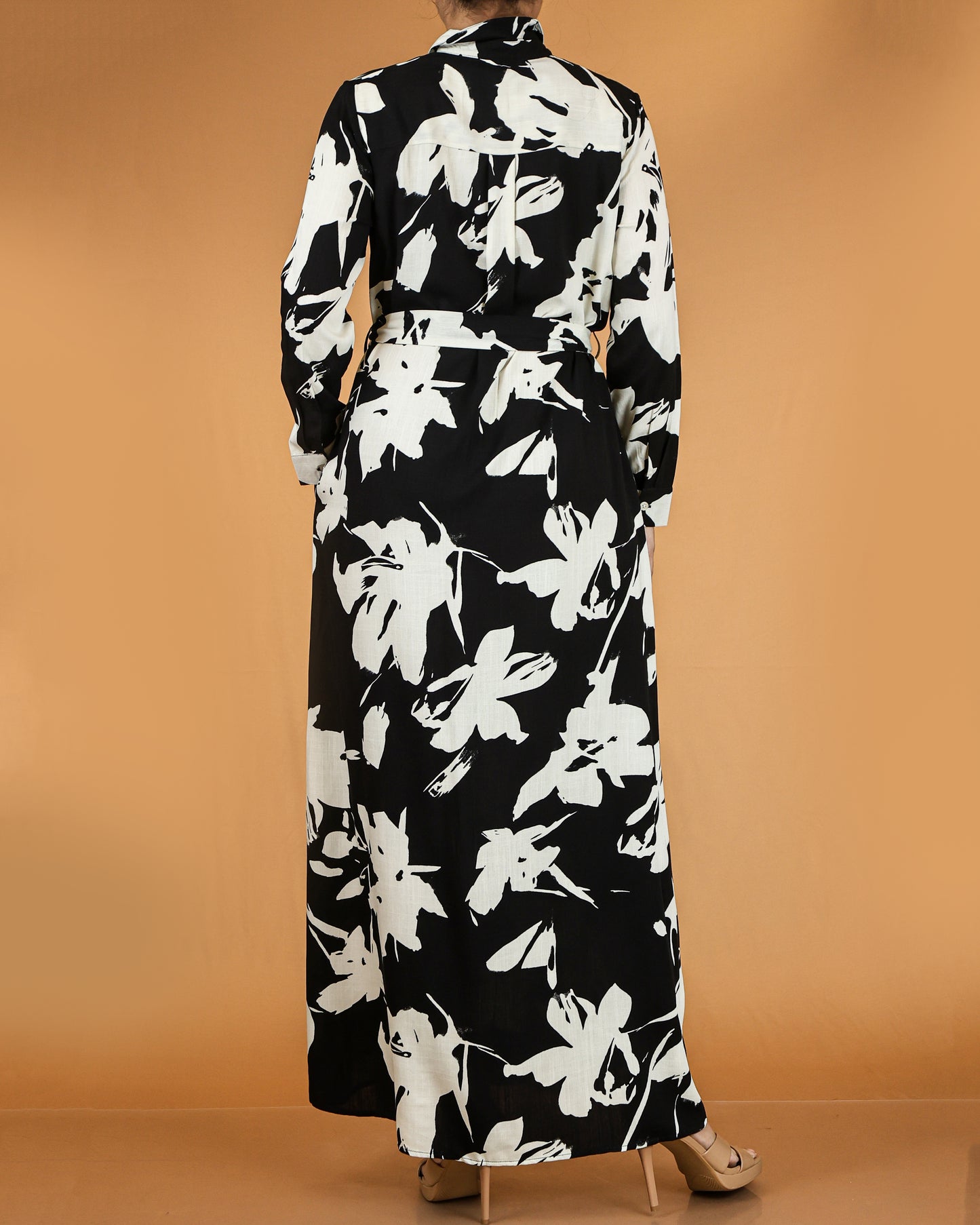 Floral Button Down Maxi Dress