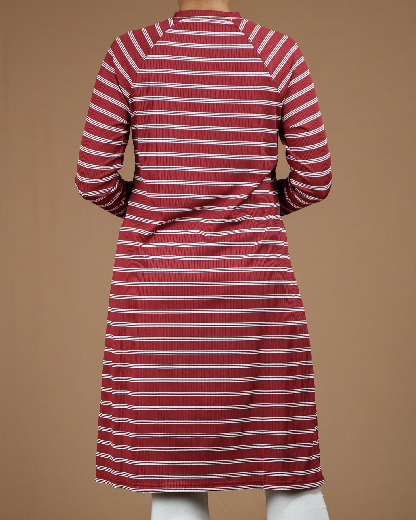 Striped Long Sleeve T-Shirt Tunic