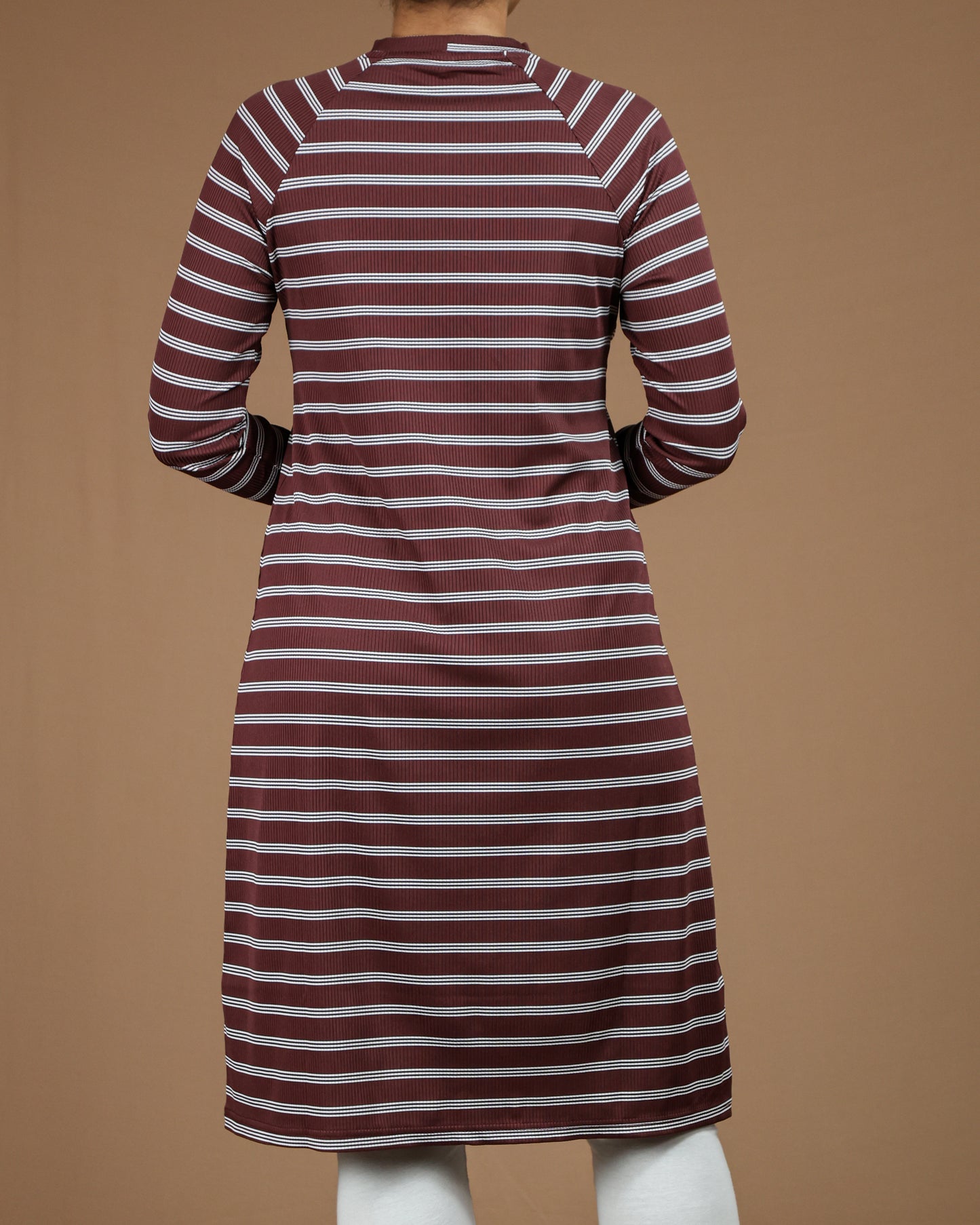 Striped Long Sleeve T-Shirt Tunic