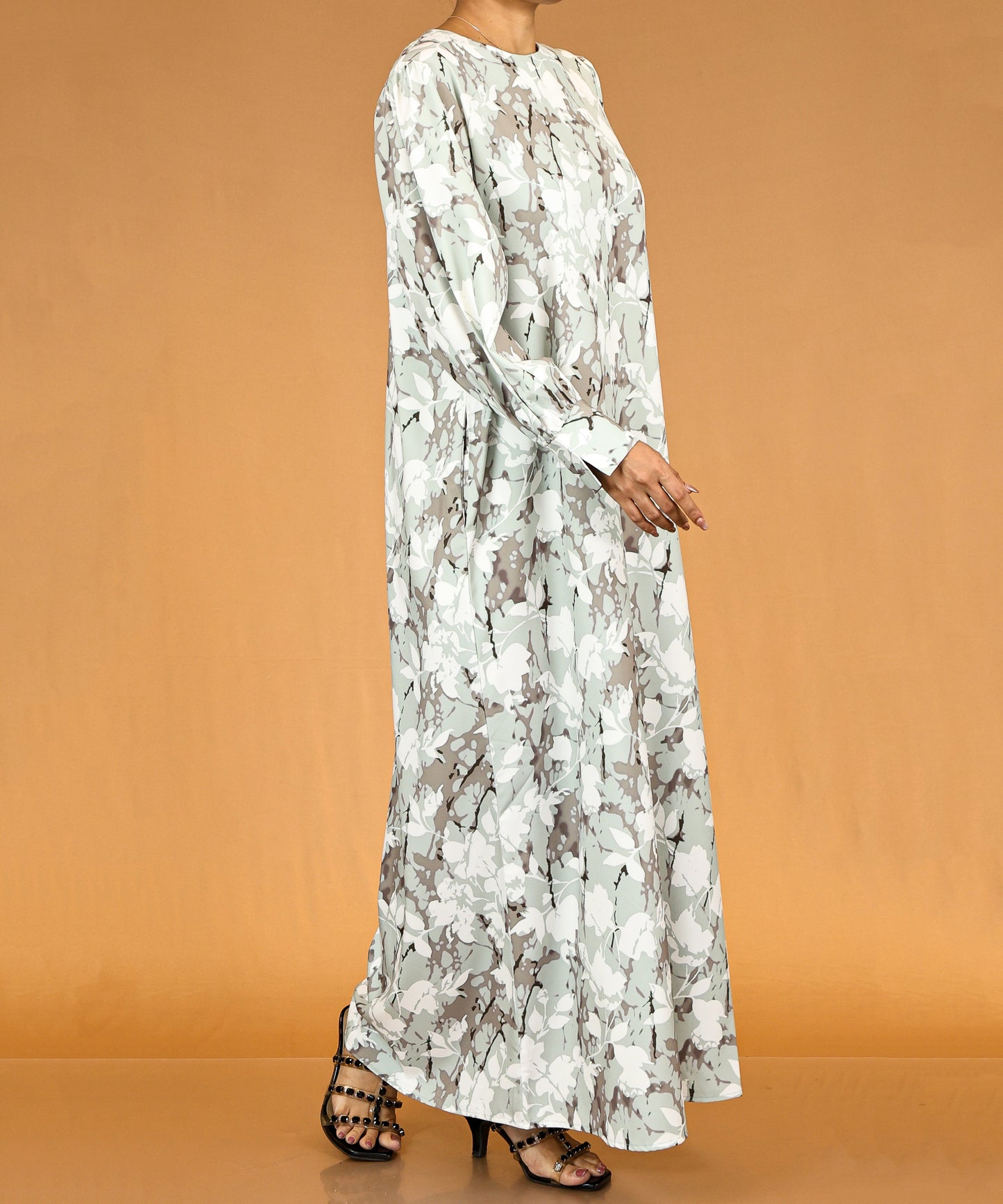 Mint Blossom Modest Abaya