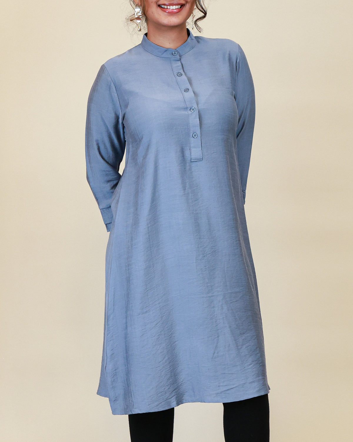Powder Blue Ease Midi