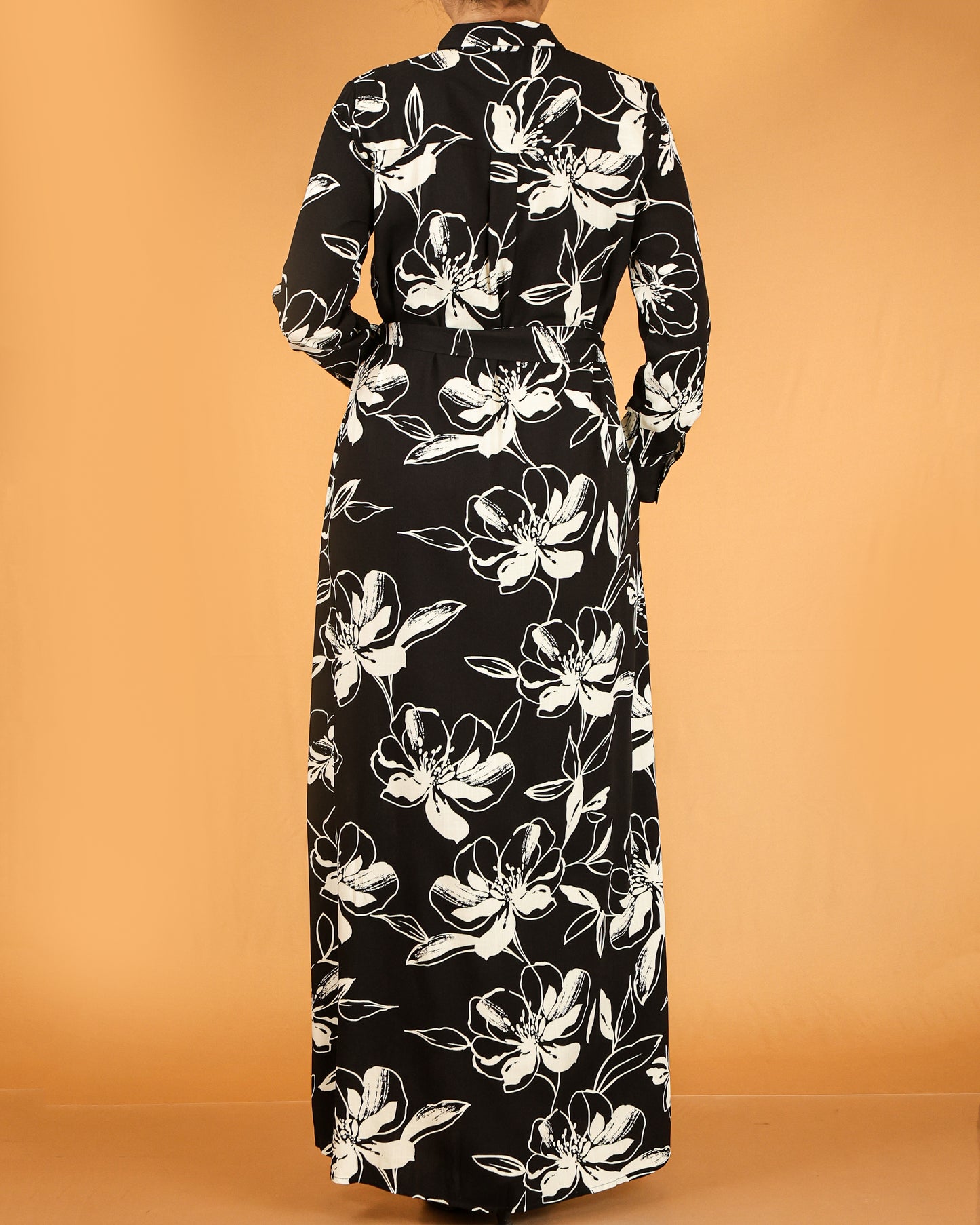 Floral Button Down Maxi Dress