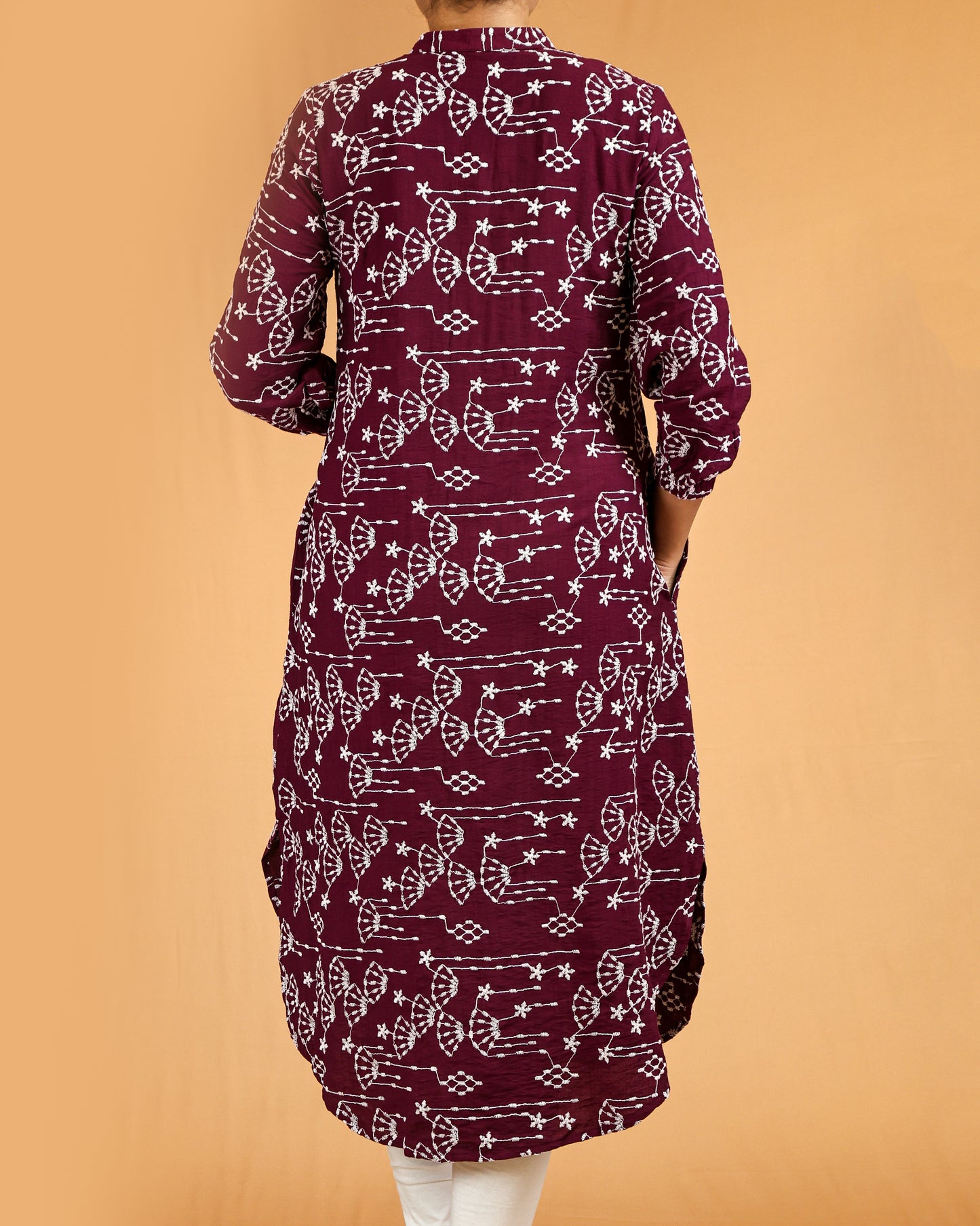 A-Line long top with pockets