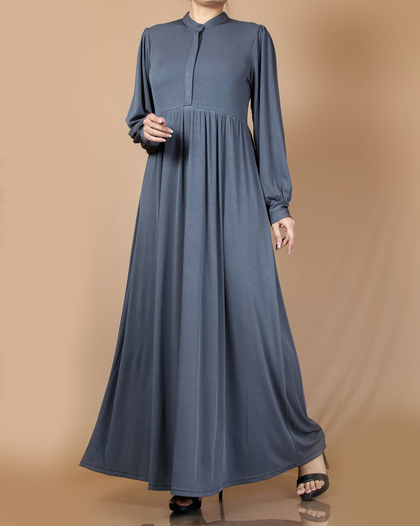Slate Charm Maxi Dress