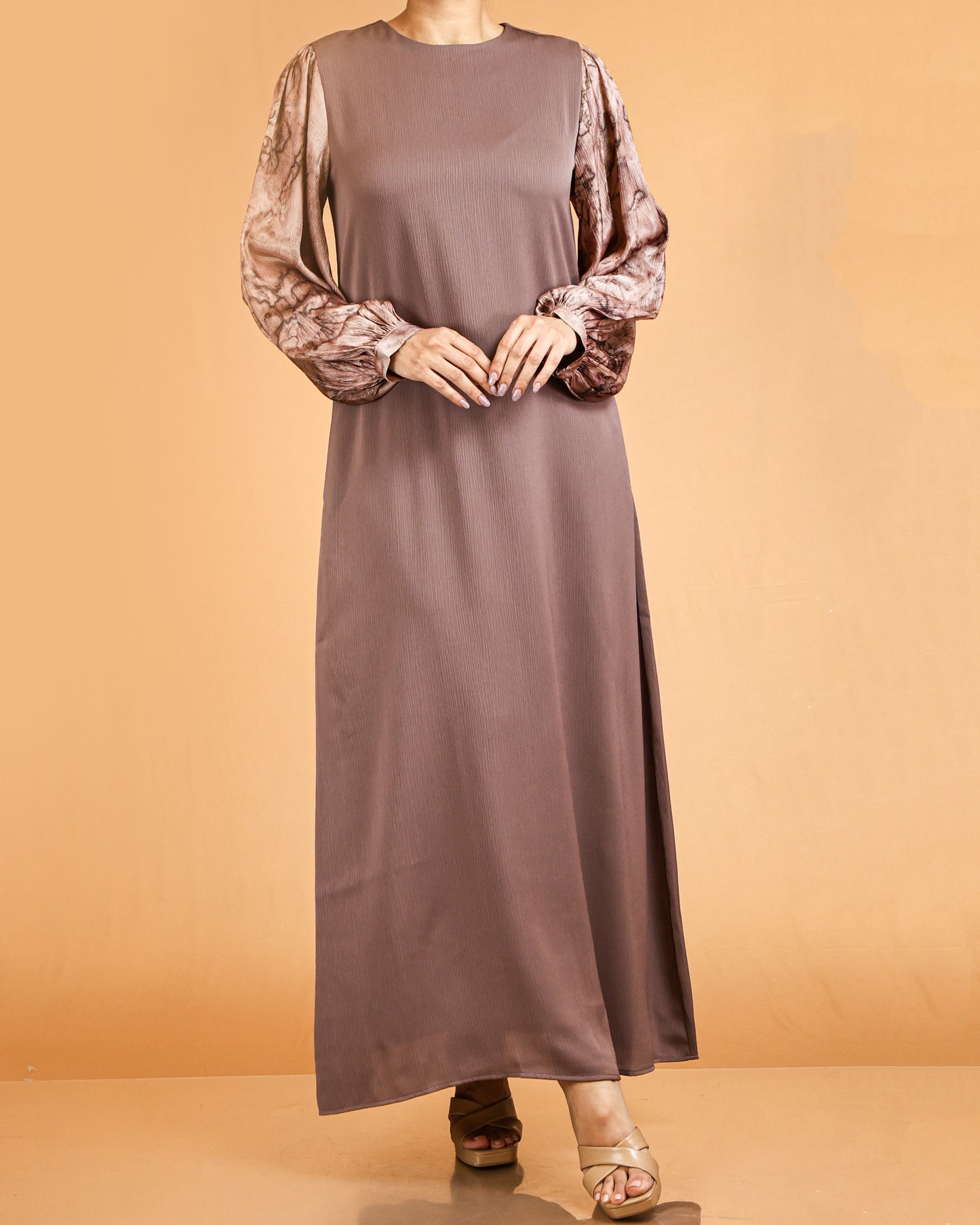 lace long sleeve abaya