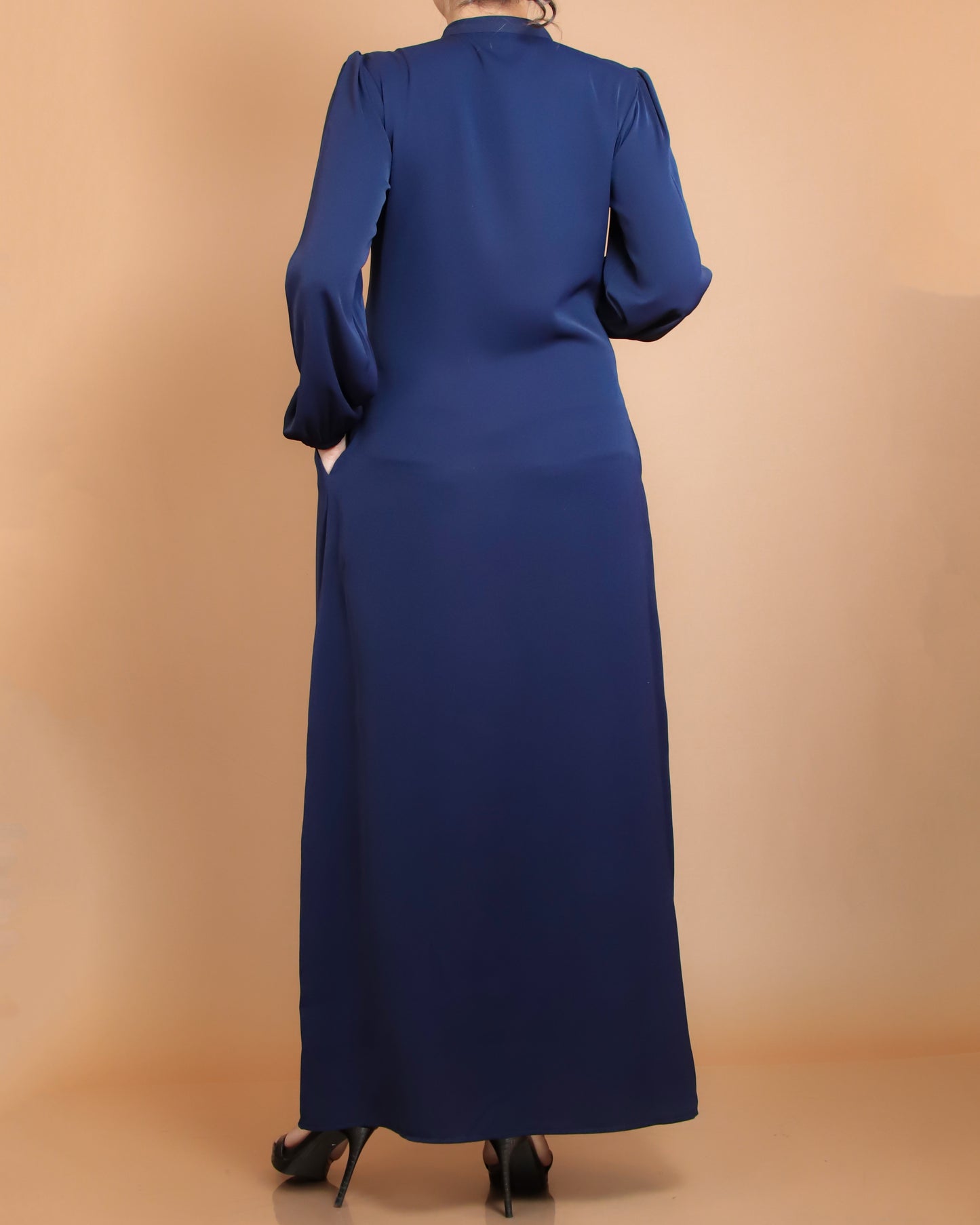 Midnight Elegance Full-Length Dress
