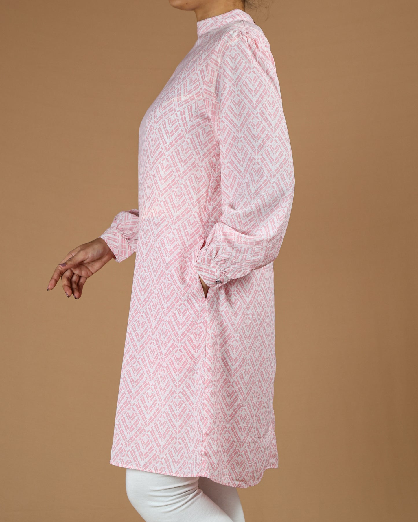 Elegant Printed Cotton Kurti - Modest & Stylish