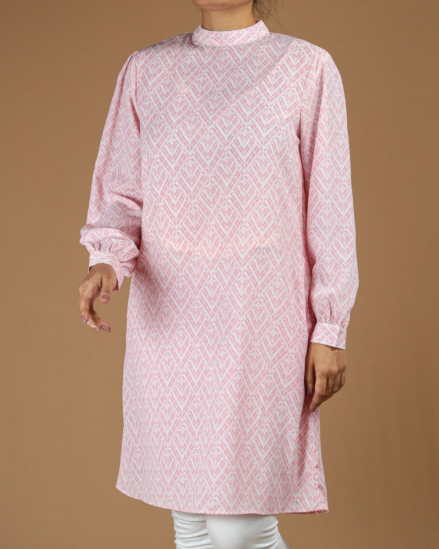Elegant Printed Cotton Kurti - Modest & Stylish