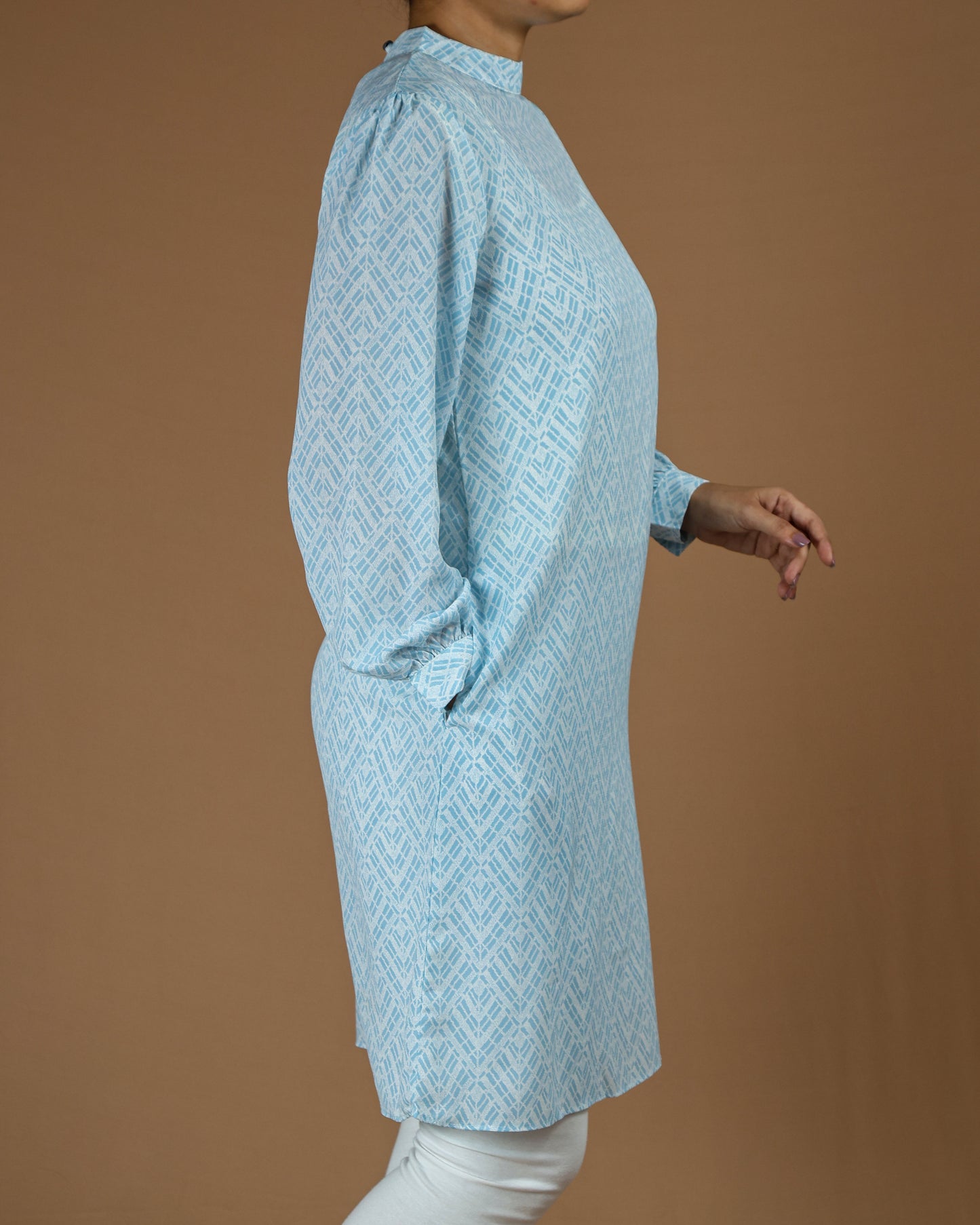 Elegant Printed Cotton Kurti - Modest & Stylish