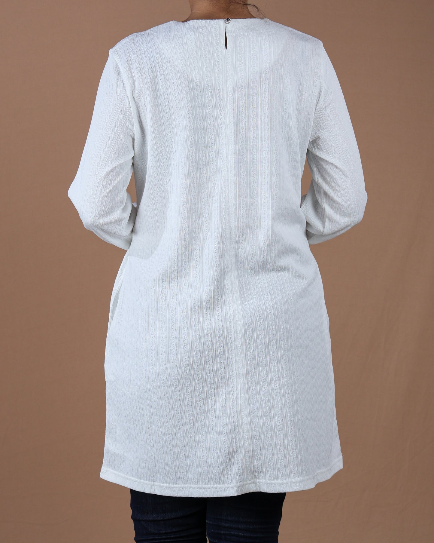 Casual Long Sleeve Tunic Dress for Women