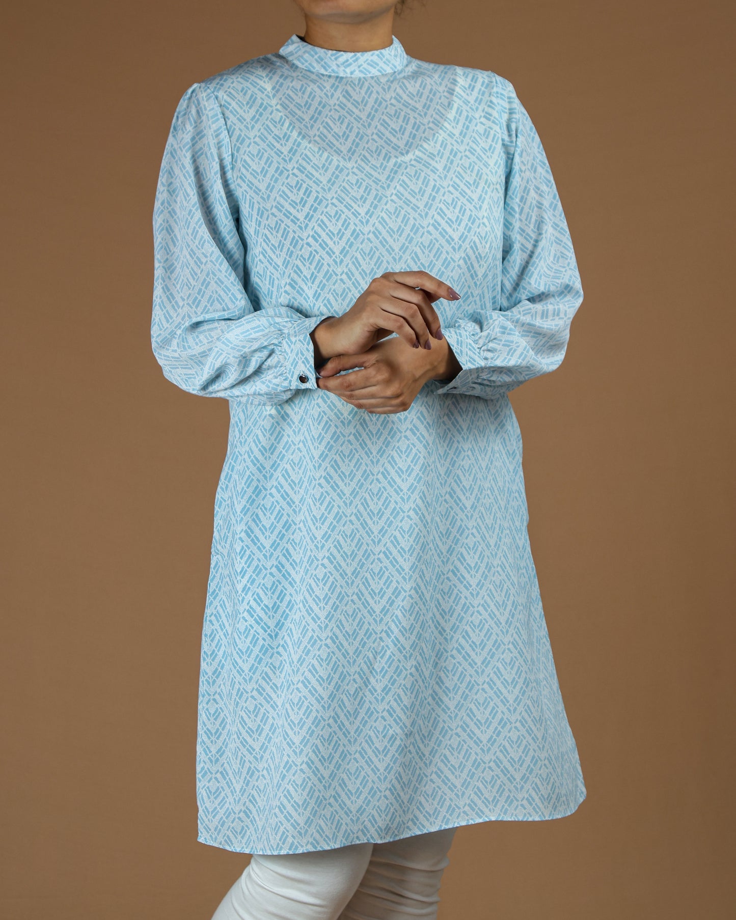 Elegant Printed Cotton Kurti - Modest & Stylish