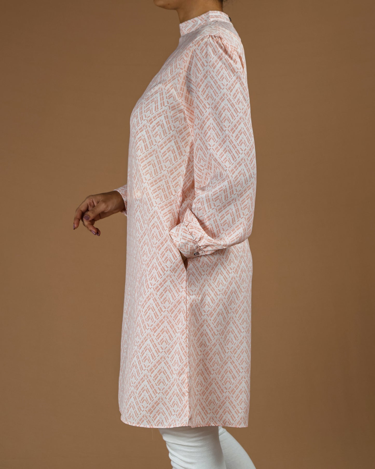 Elegant Printed Cotton Kurti - Modest & Stylish