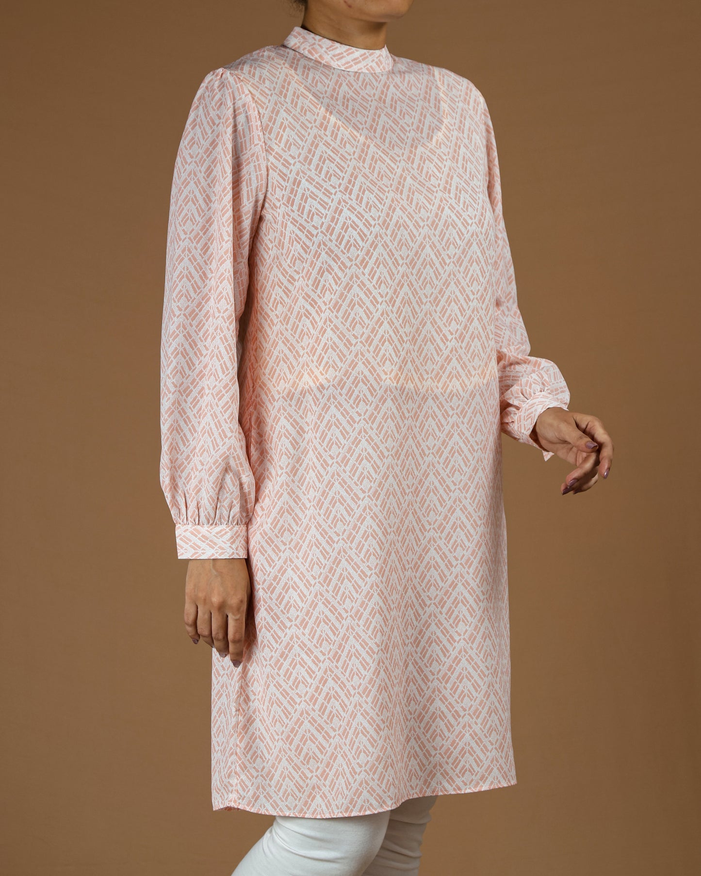 Elegant Printed Cotton Kurti - Modest & Stylish