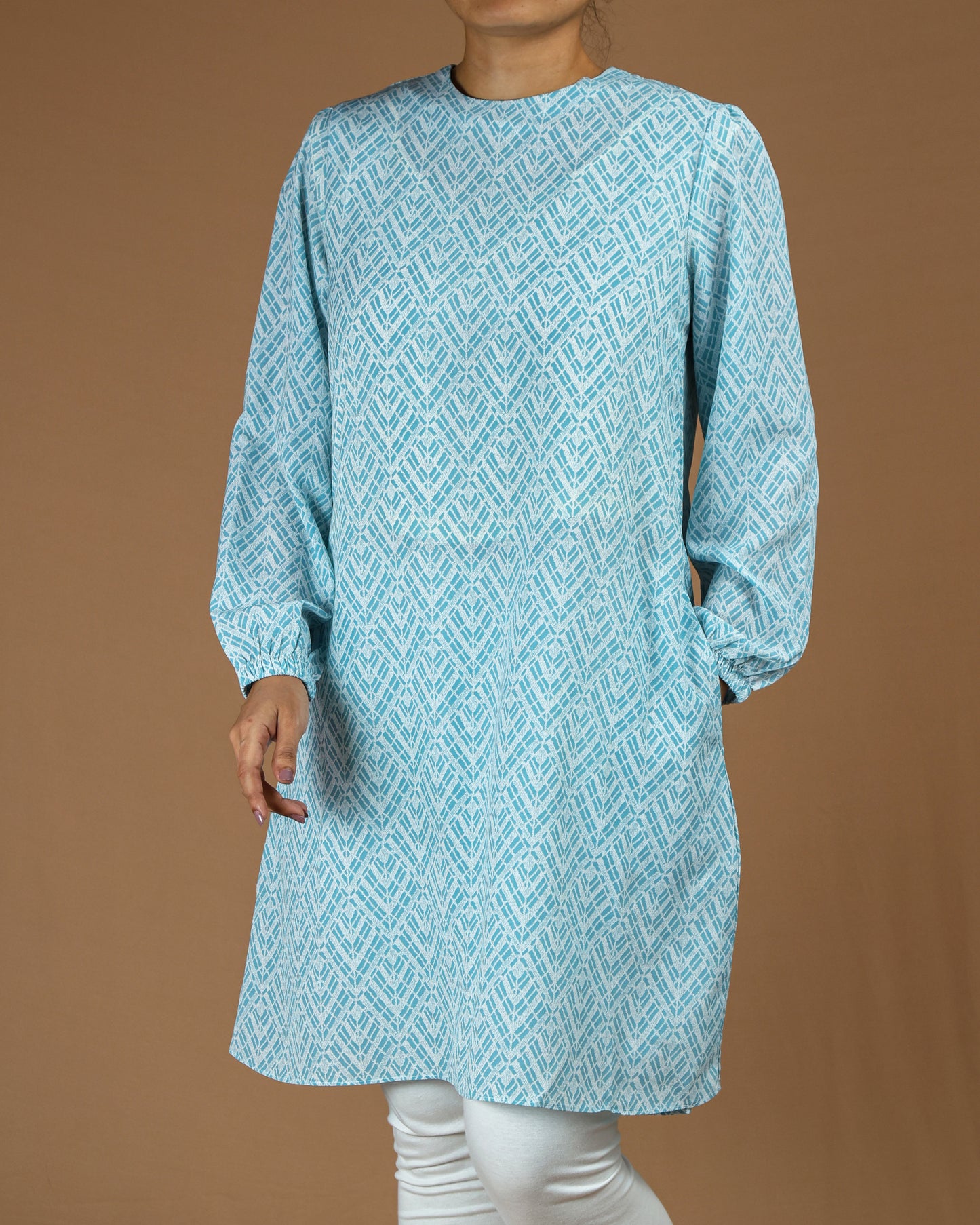 Printed Cotton Kurti – Modest Everyday Elegance