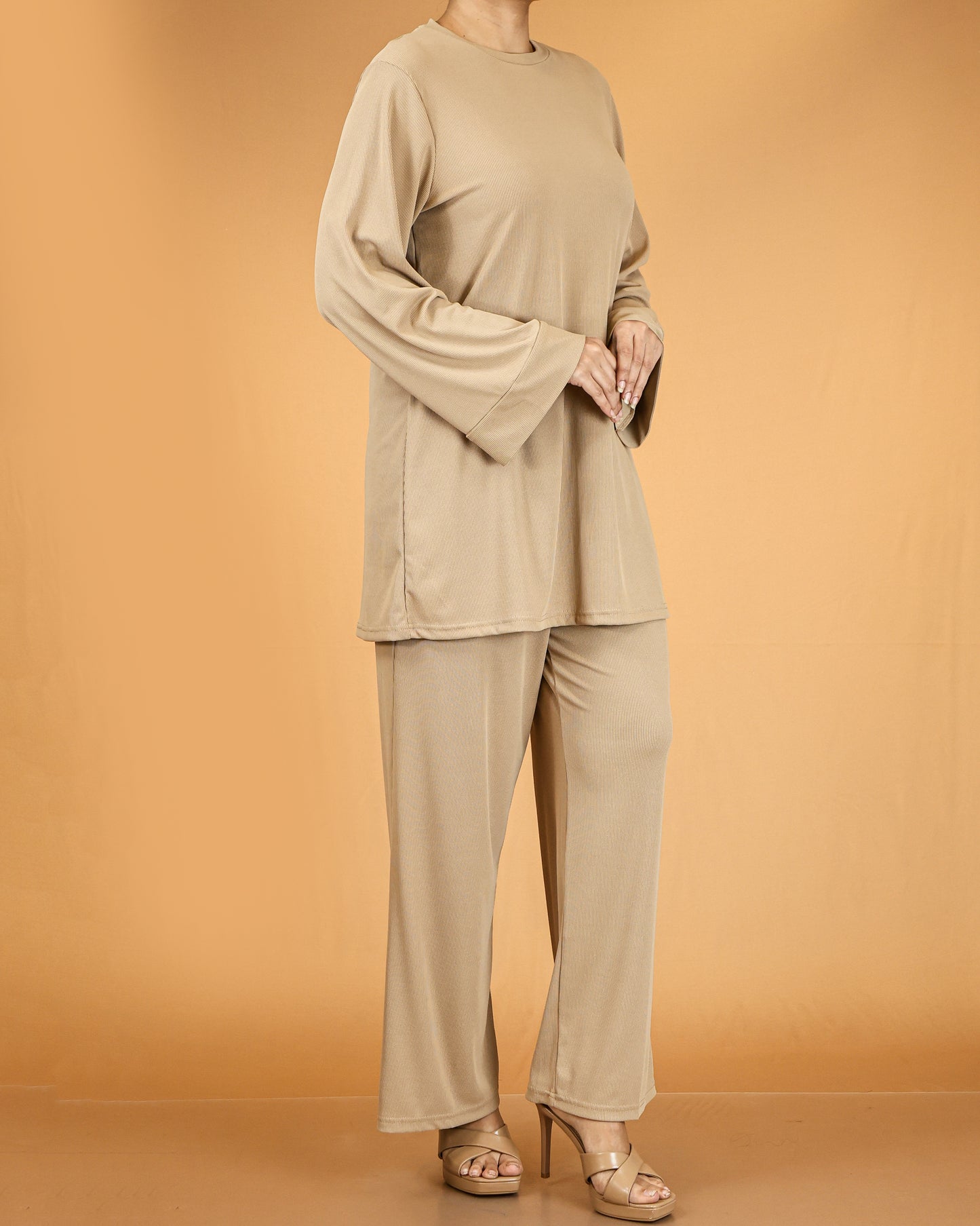 Relaxed Tunic & Wide-Leg Pant Co-ord Set