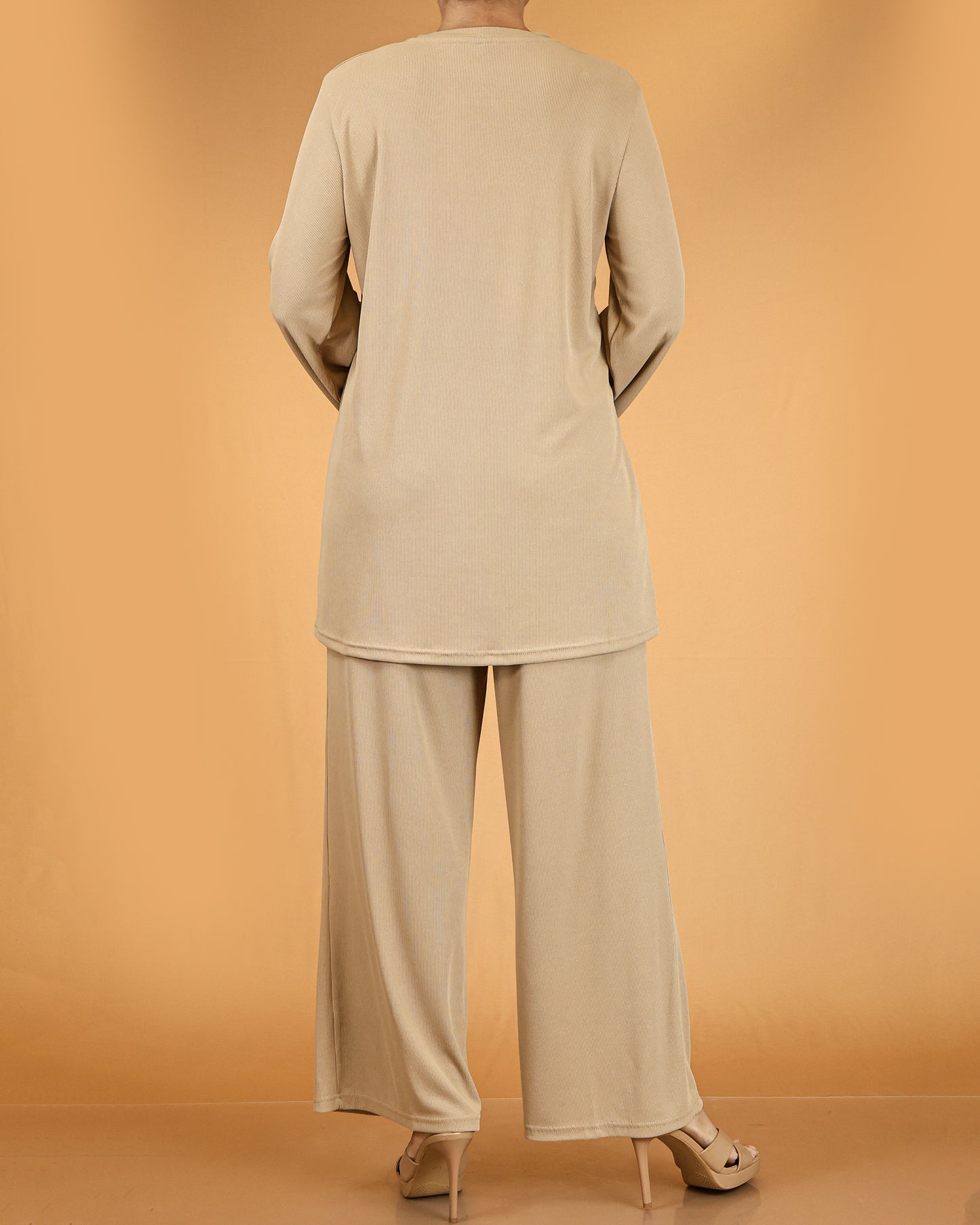 Relaxed Tunic & Wide-Leg Pant Co-ord Set