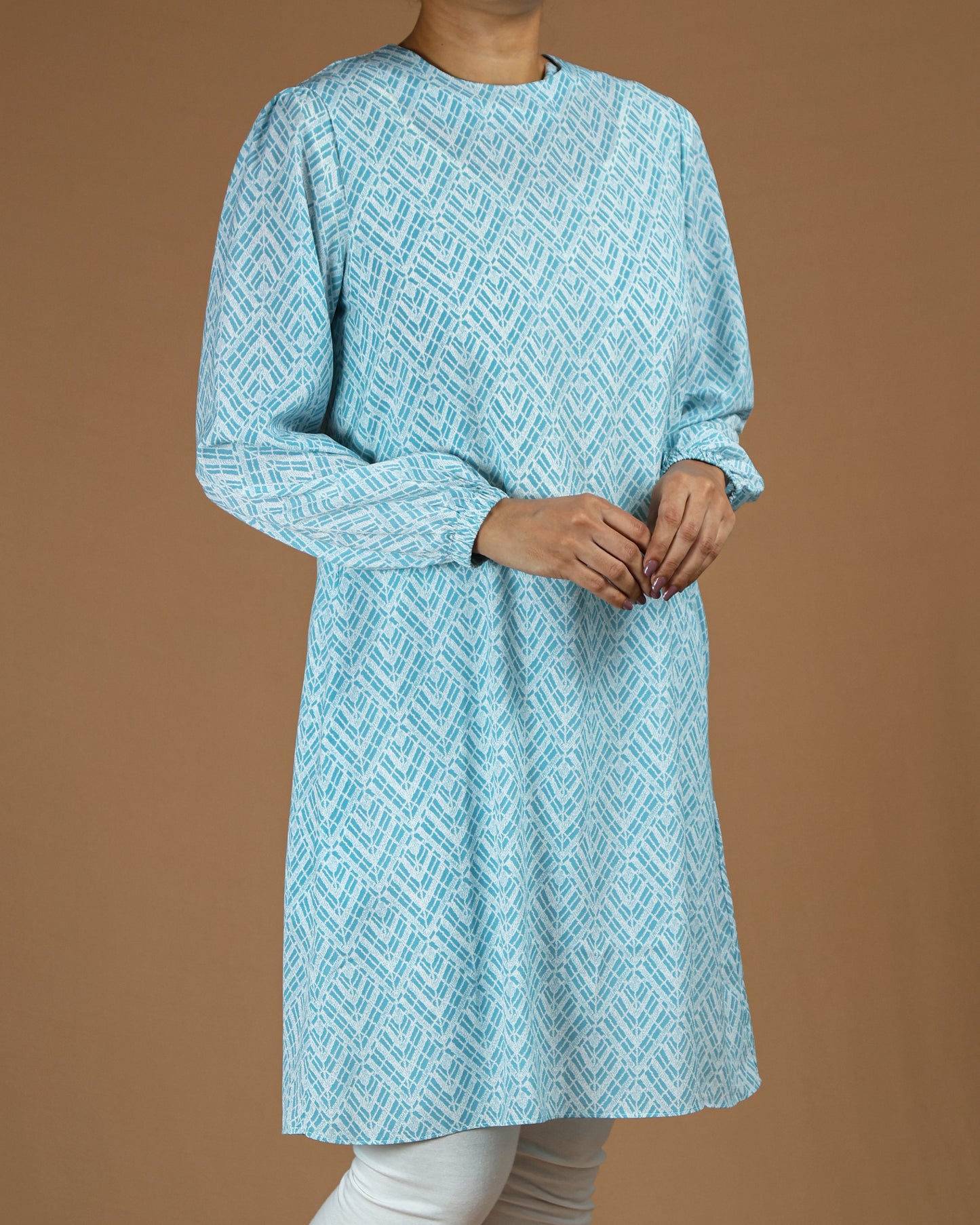 Printed Cotton Kurti – Modest Everyday Elegance