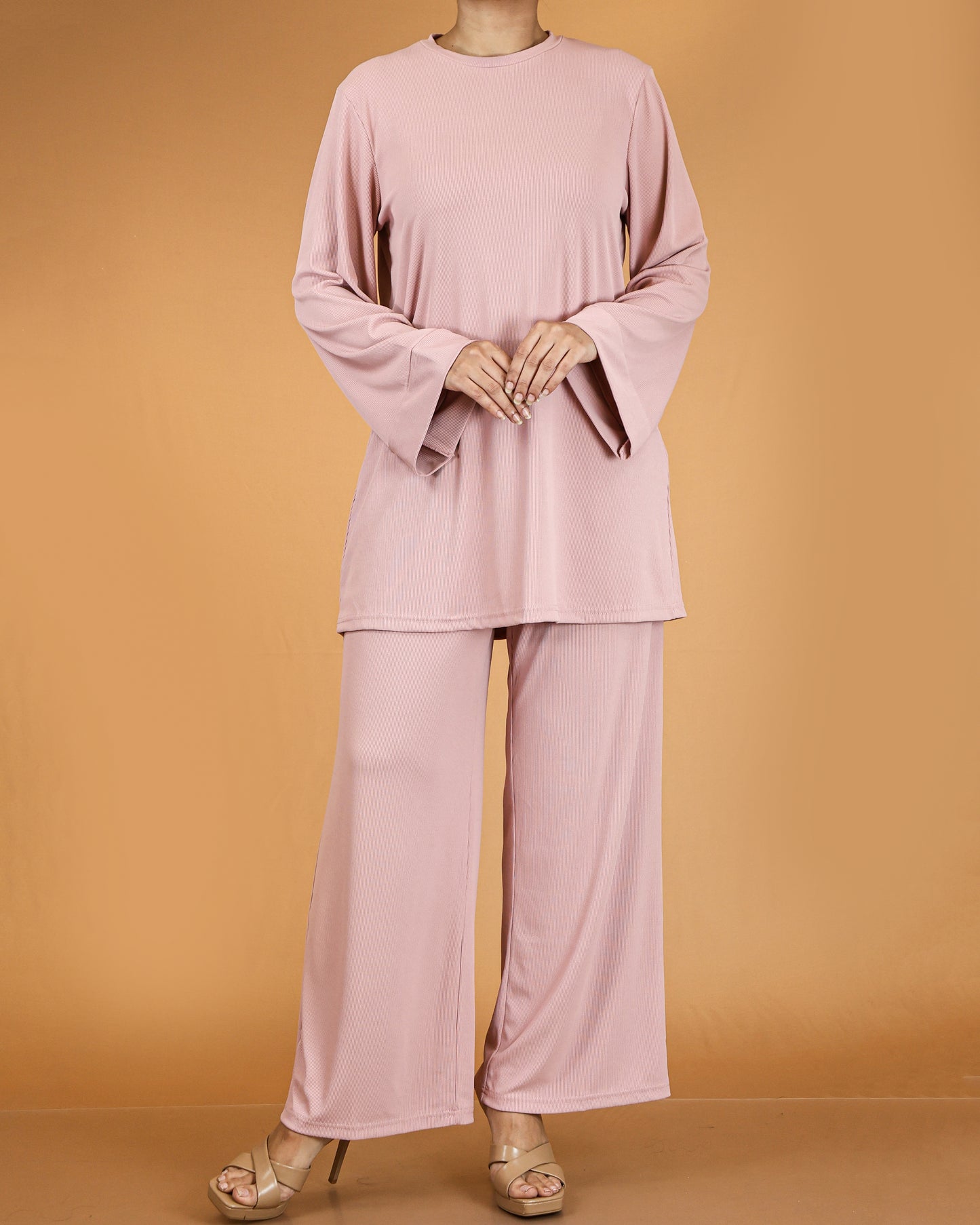 Relaxed Tunic & Wide-Leg Pant Co-ord Set