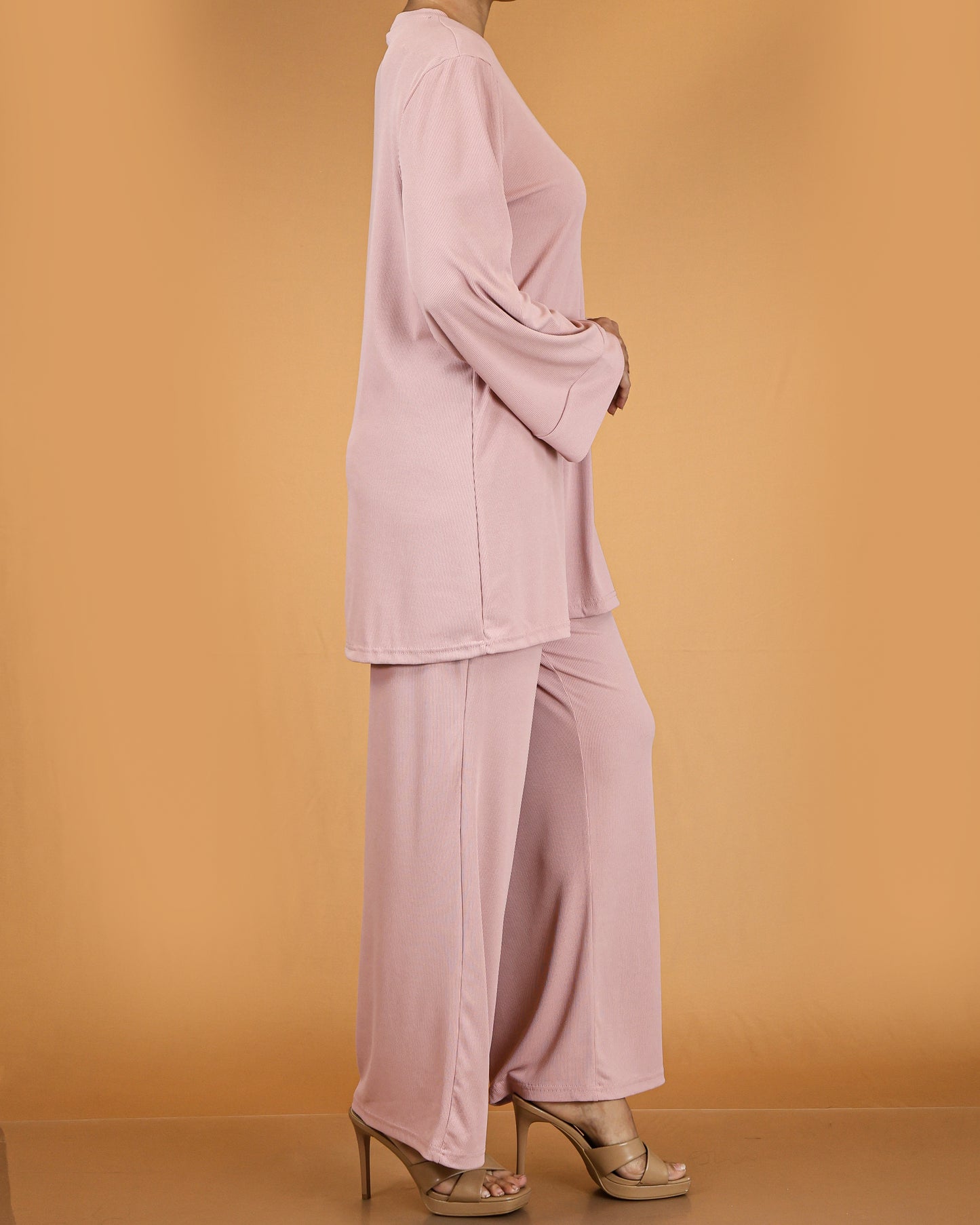 Relaxed Tunic & Wide-Leg Pant Co-ord Set