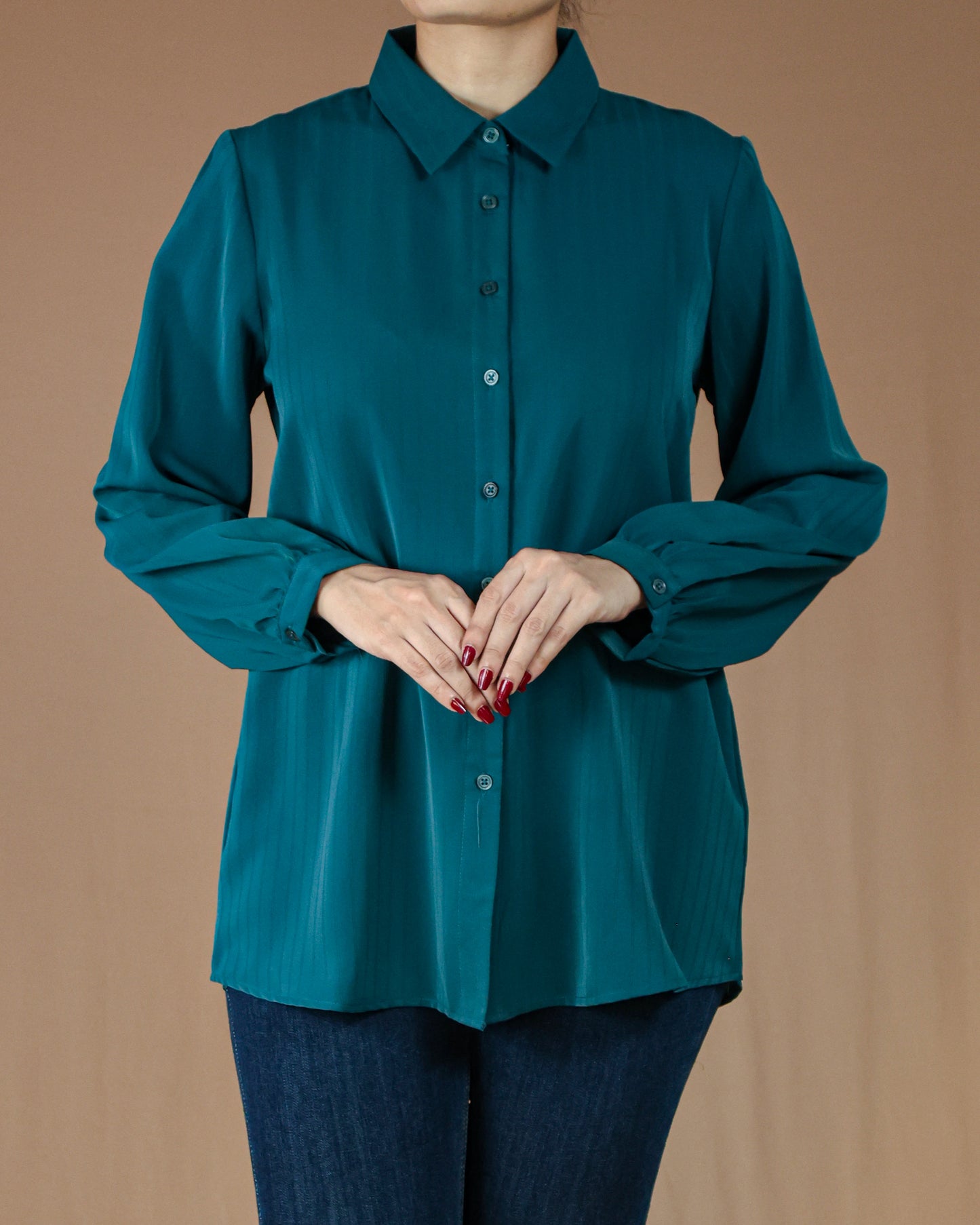 Smart Casual Tie-Sleeve Shirt