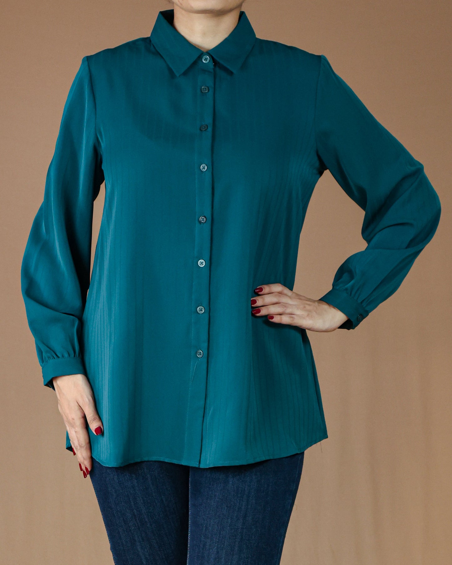 Smart Casual Tie-Sleeve Shirt