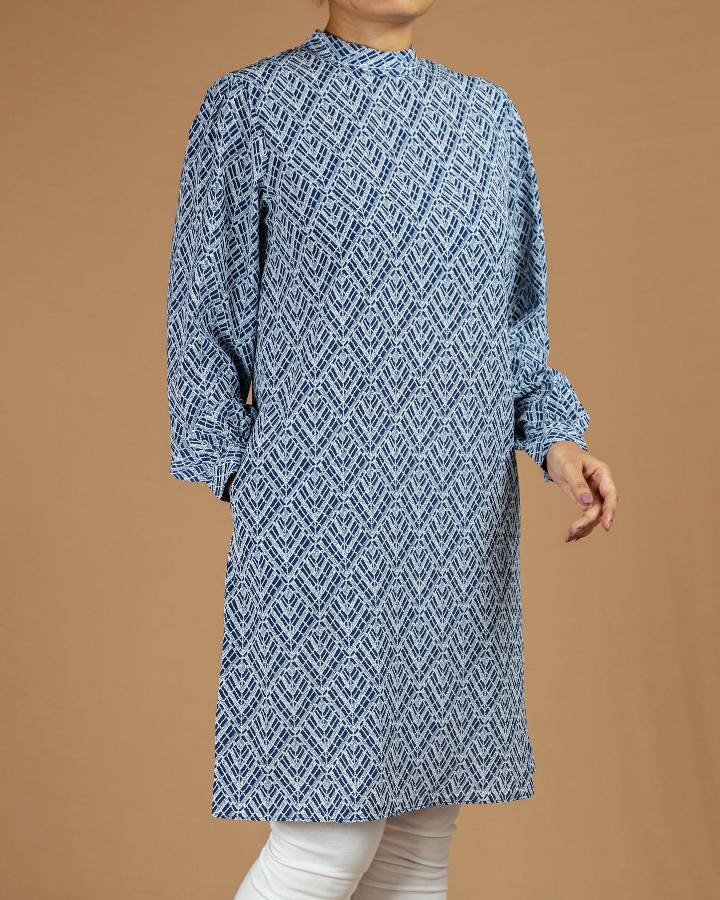 Elegant Printed Cotton Kurti - Modest & Stylish
