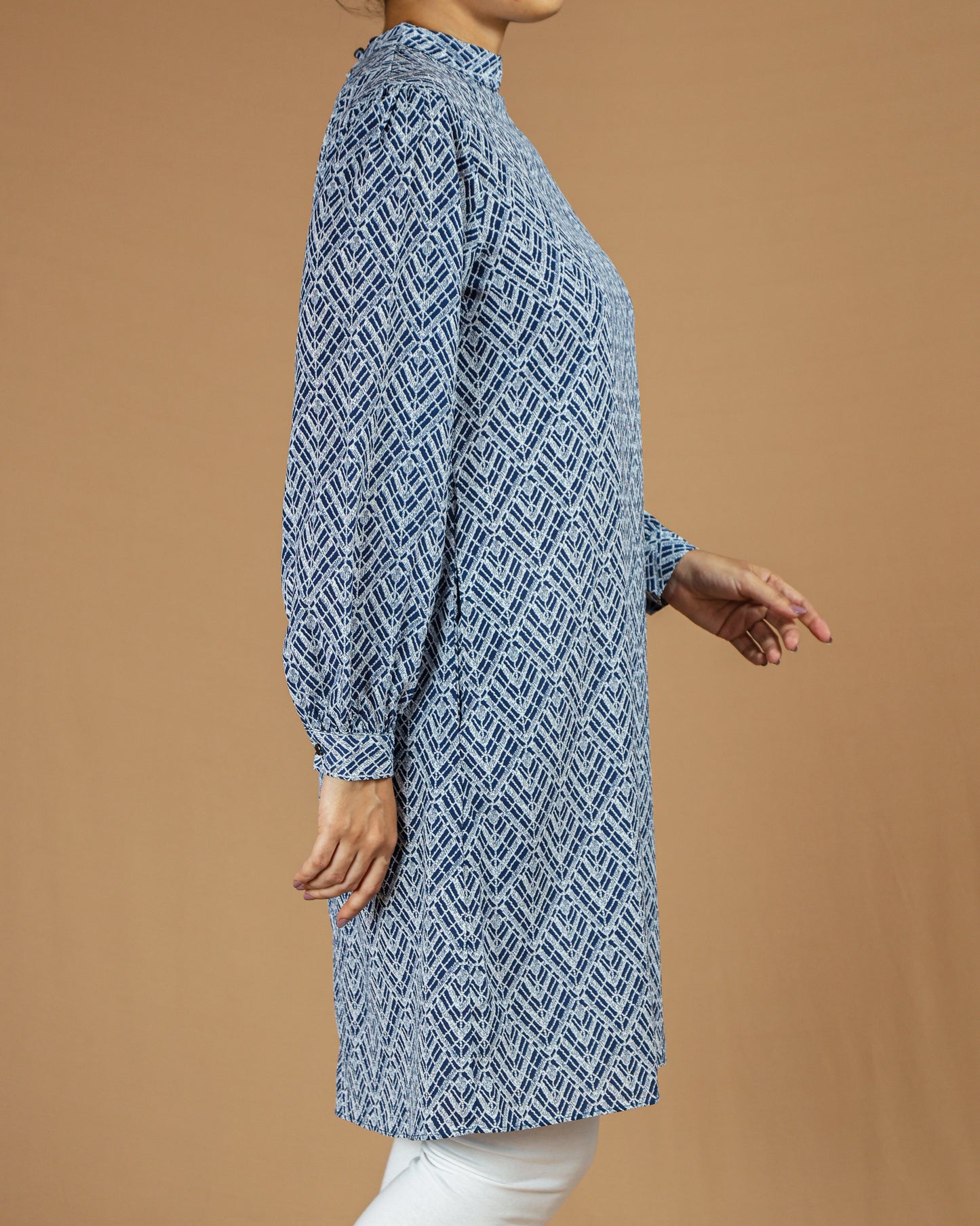 Elegant Printed Cotton Kurti - Modest & Stylish
