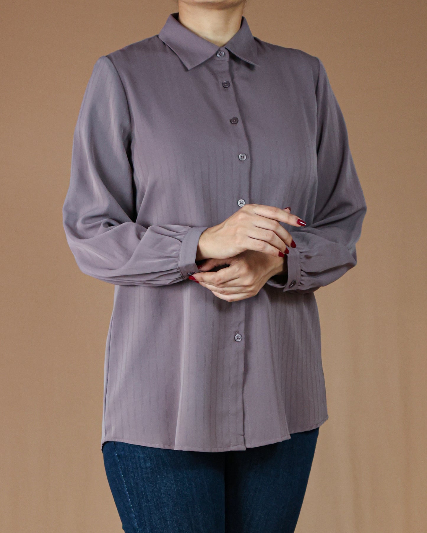Smart Casual Tie-Sleeve Shirt