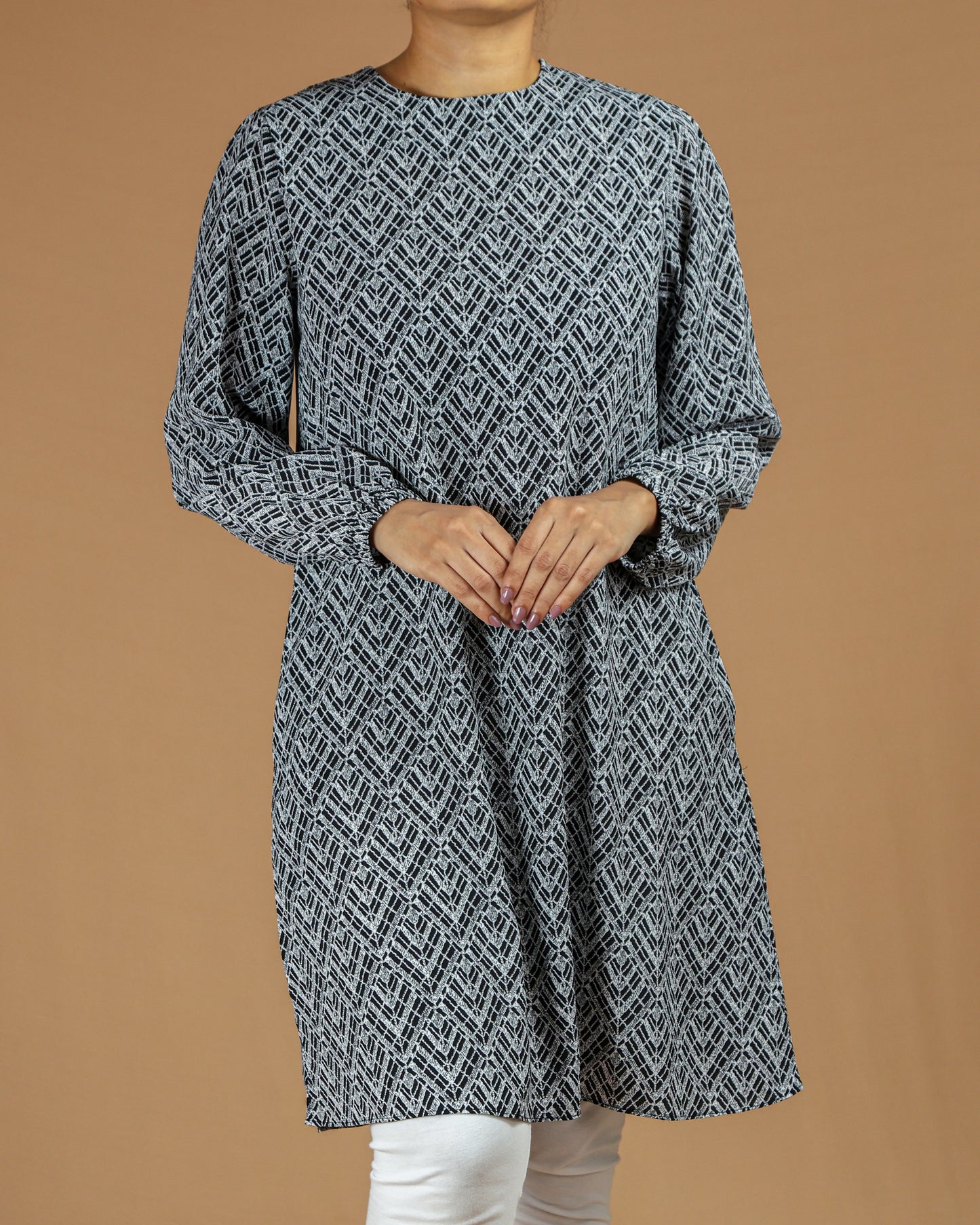 Printed Cotton Kurti – Modest Everyday Elegance