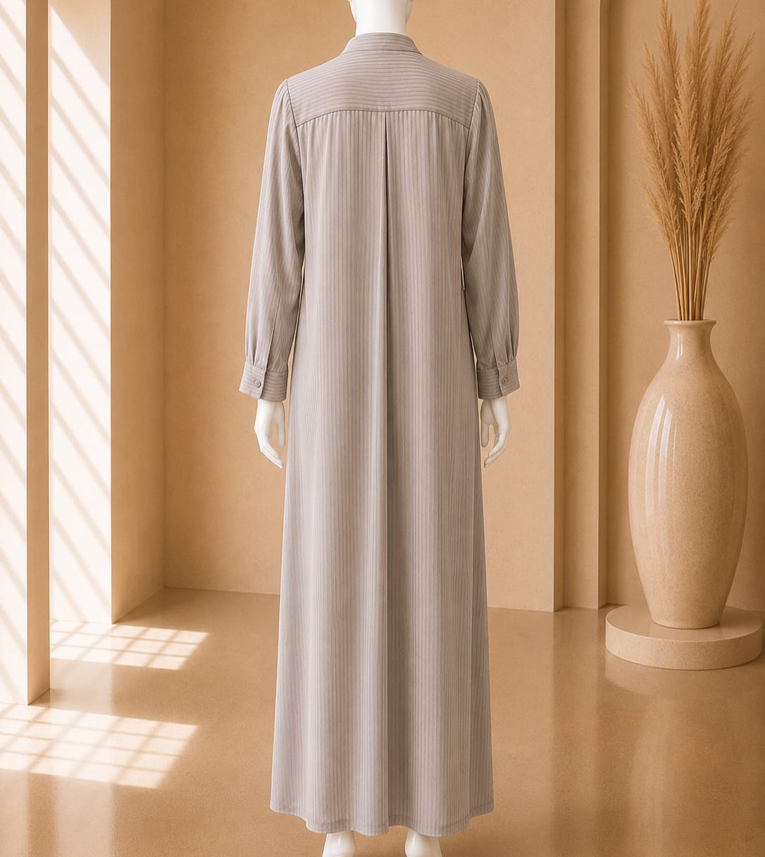 Luna Essence Buttoned Abaya Maxi