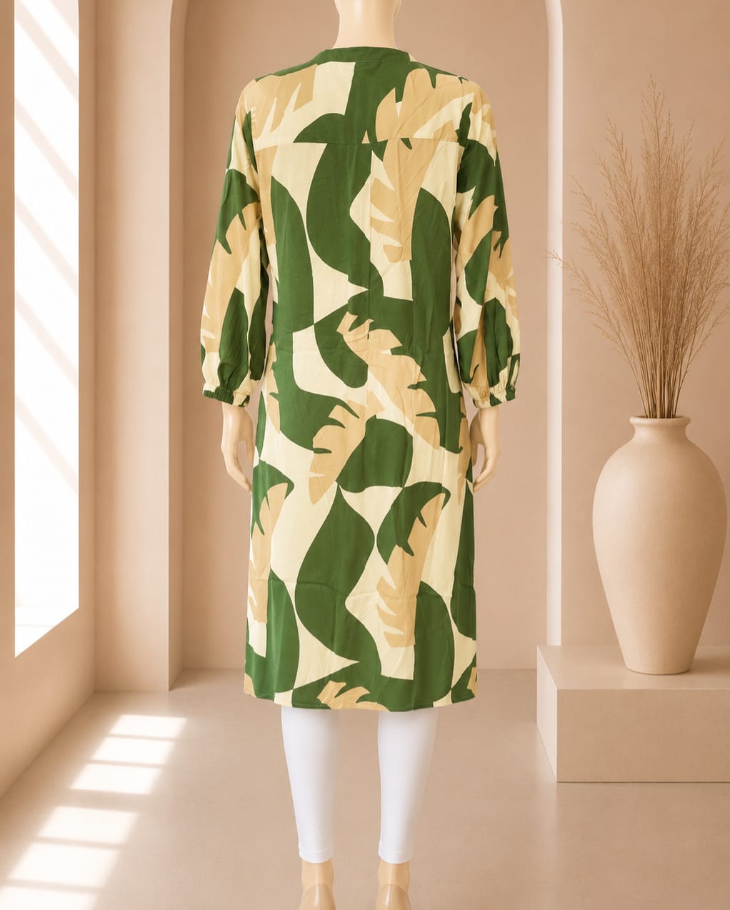 Forest Botanical Zip Midi