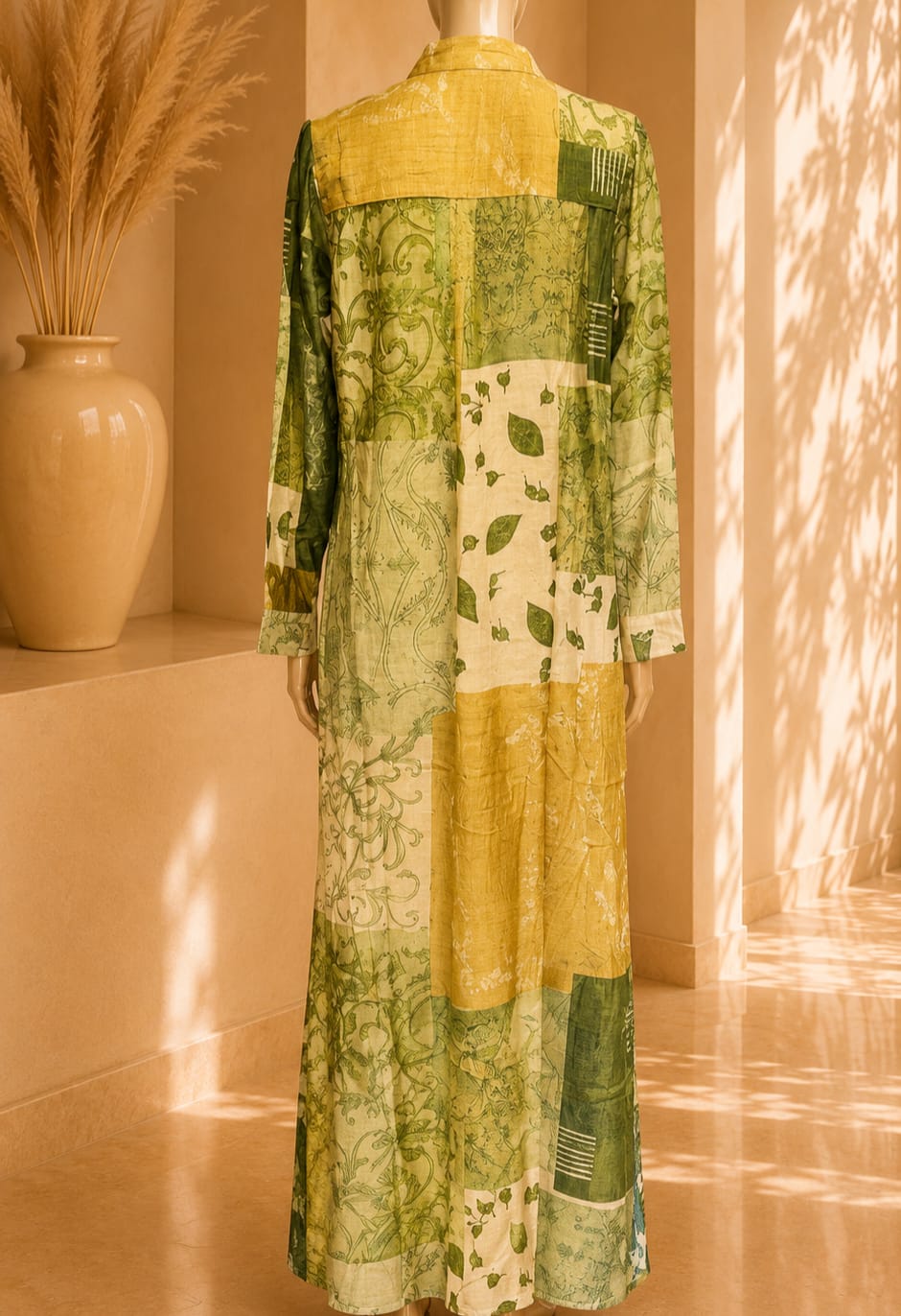 Aurelia Patchwork Maxi – Meadow Green