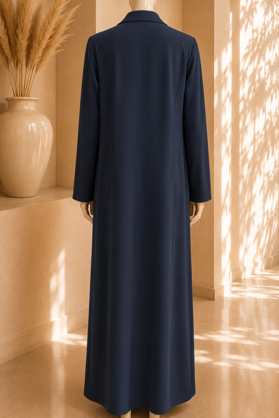Monarch Tailored Abaya – Midnight Navy