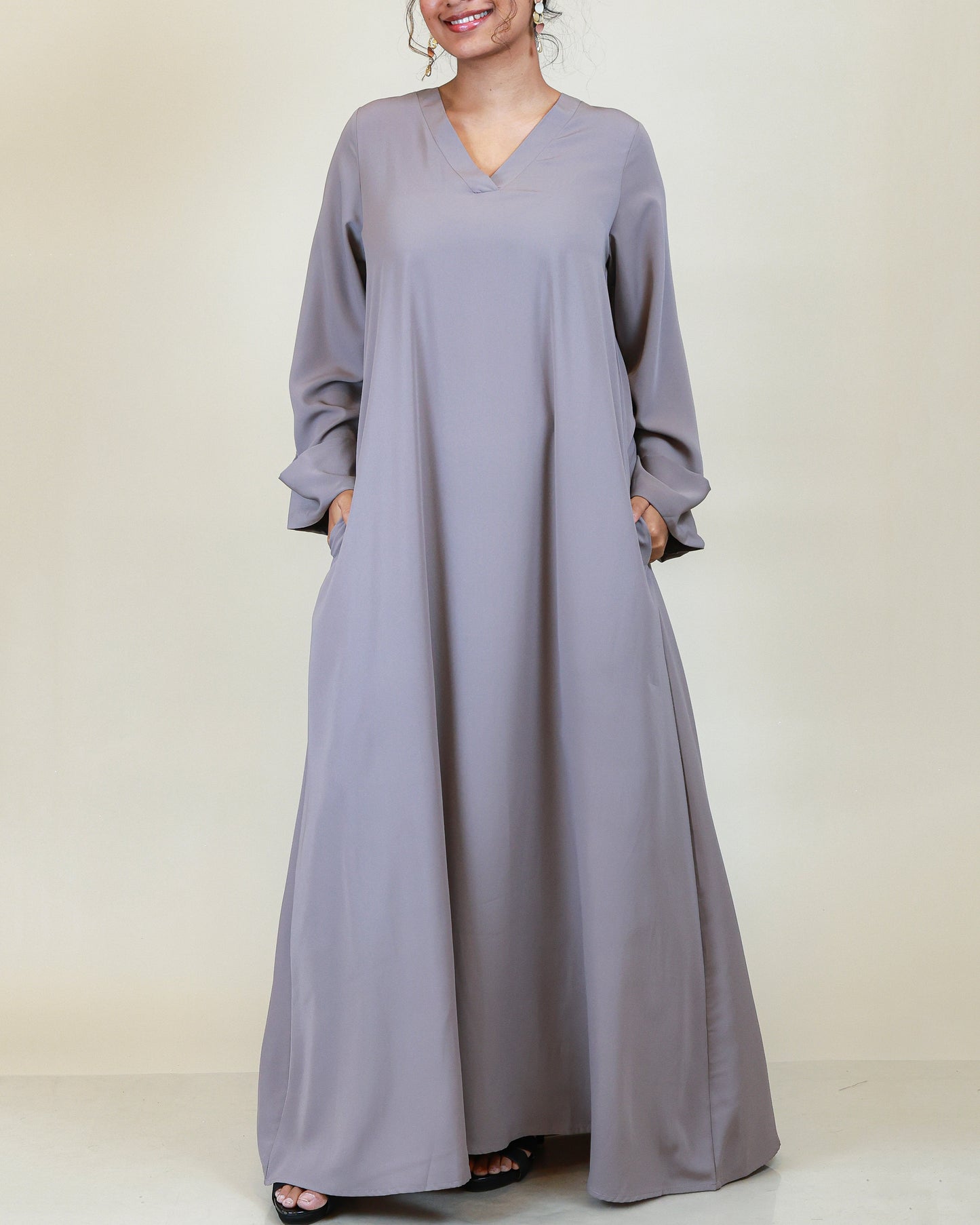 Silver Mist Grace Abaya