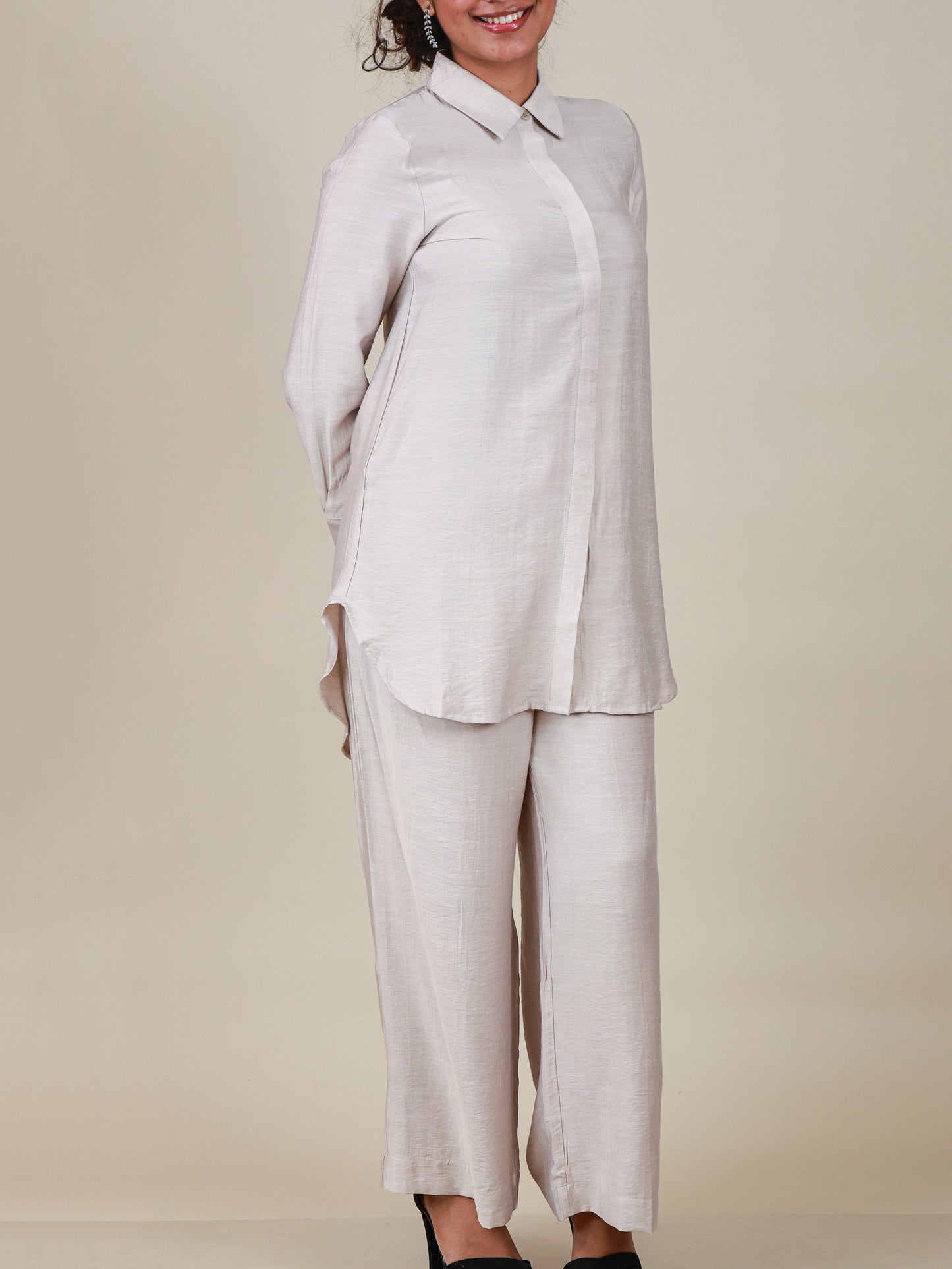 Celeste Pearl Mist Relaxed Co-Ord Set