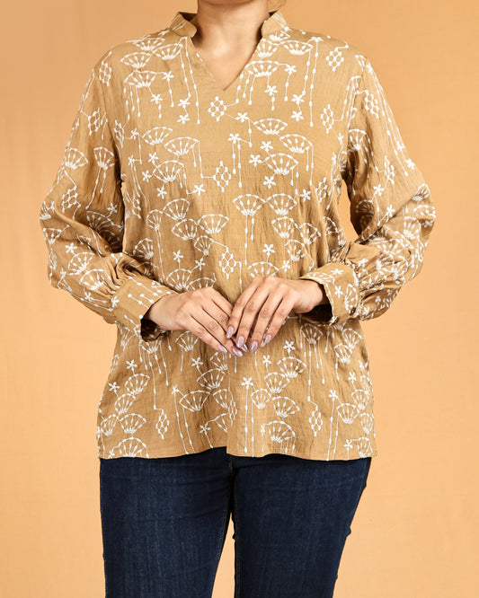 A-Line Casual Tie - Sleeve Shirt