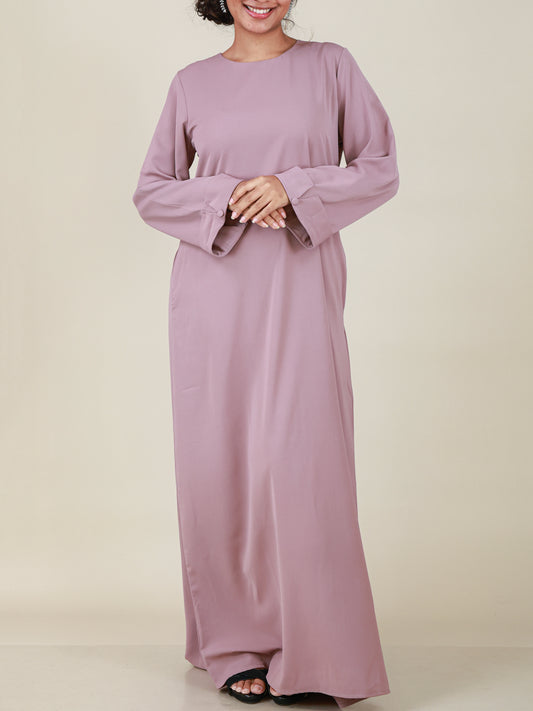Celeste Dusty Mauve Abaya