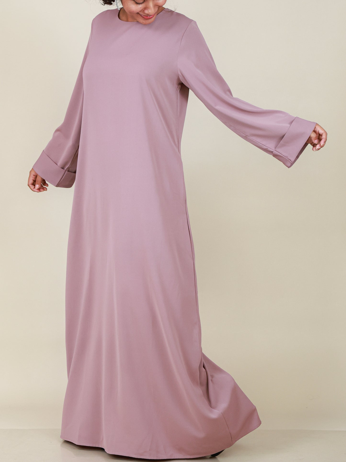 Celeste Dusty Mauve Abaya