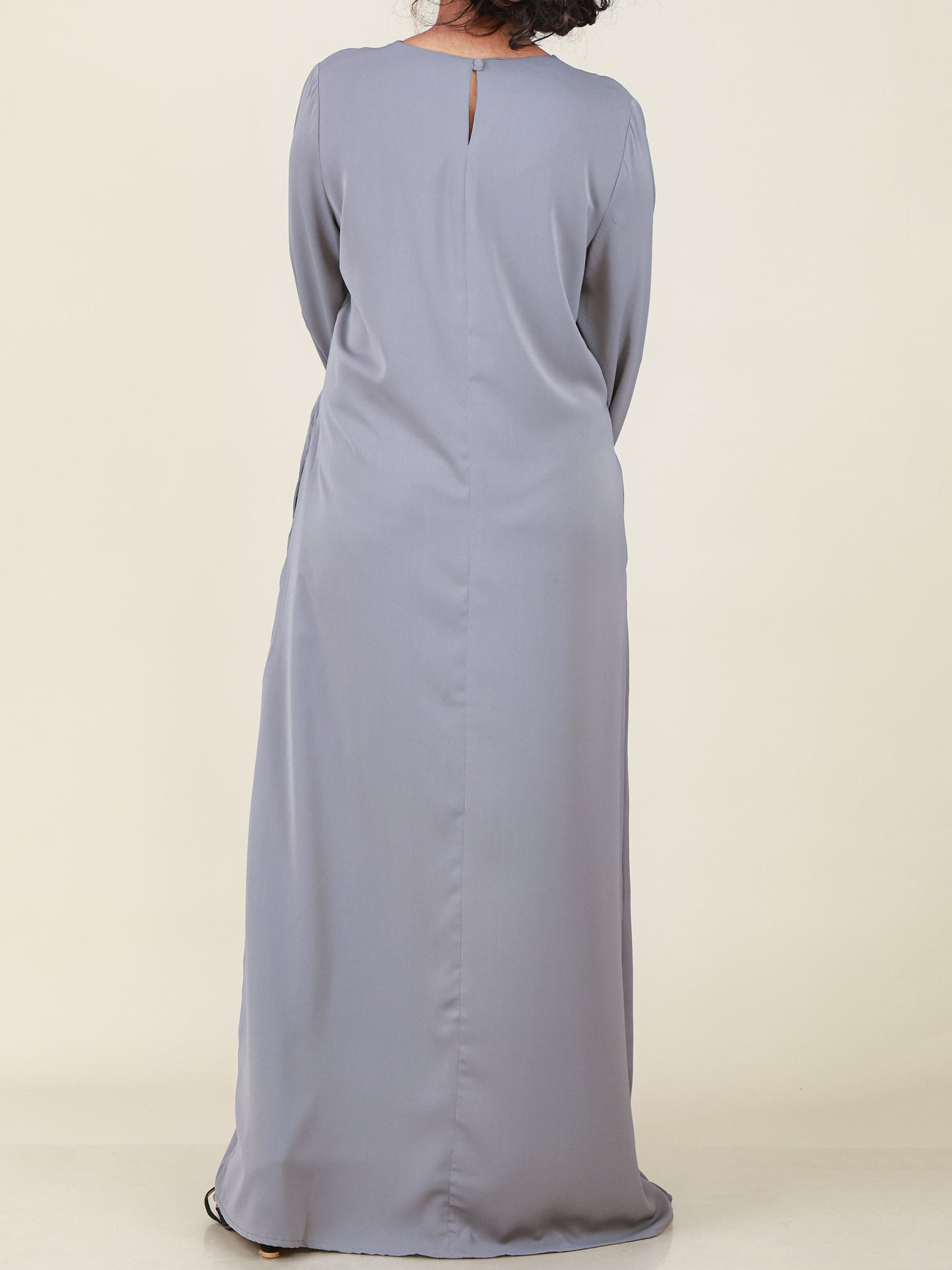 Celeste Dove Grey Abaya