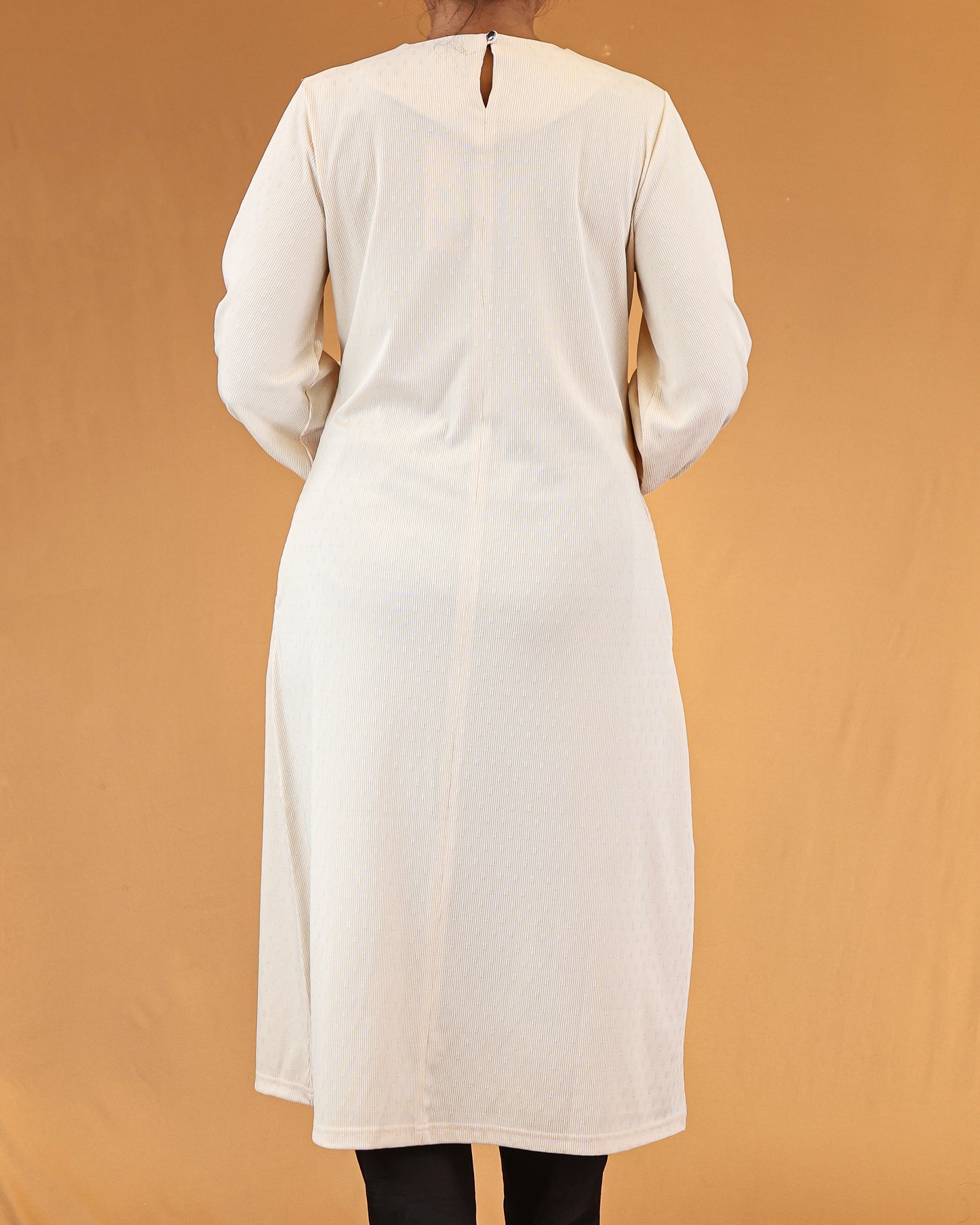 Soft Almond Textured Minimal Top